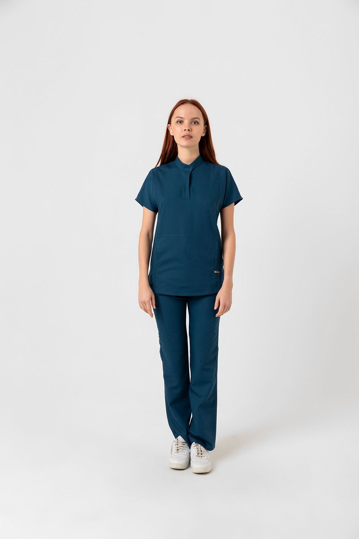 Onur Forma Scrubs New Line Kadın Takım - Petrol Yeşili