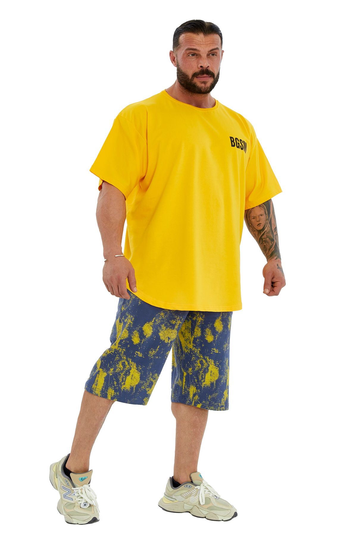 Big Sam-Men's Capri Loose Fit Relaxed Fit Big Sam 1618 3