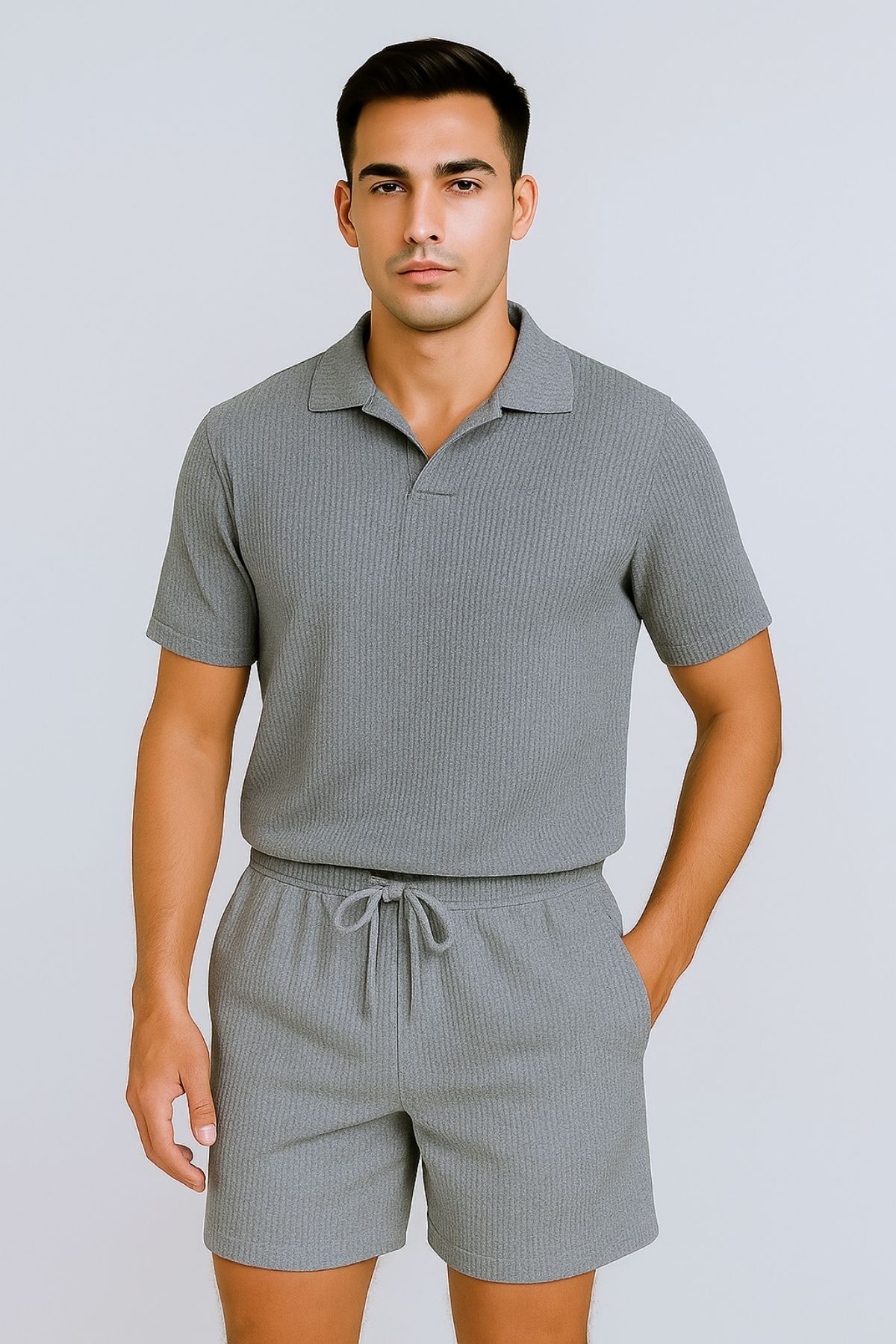 armicem “Cool & Clean: Erkek Polo Yaka + Şort Takımı”