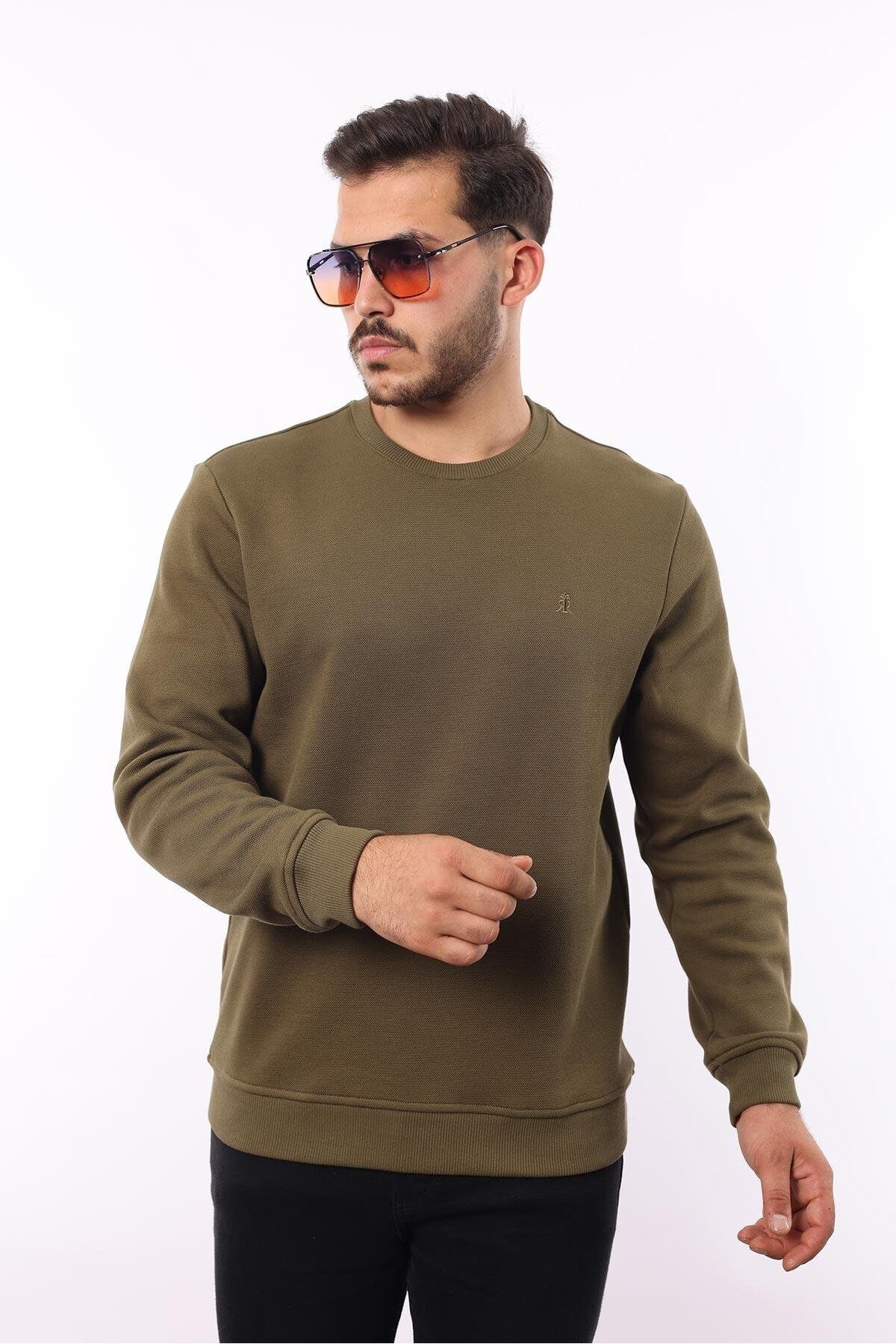 rugatchi Şardonlu Pike Sweatshirt