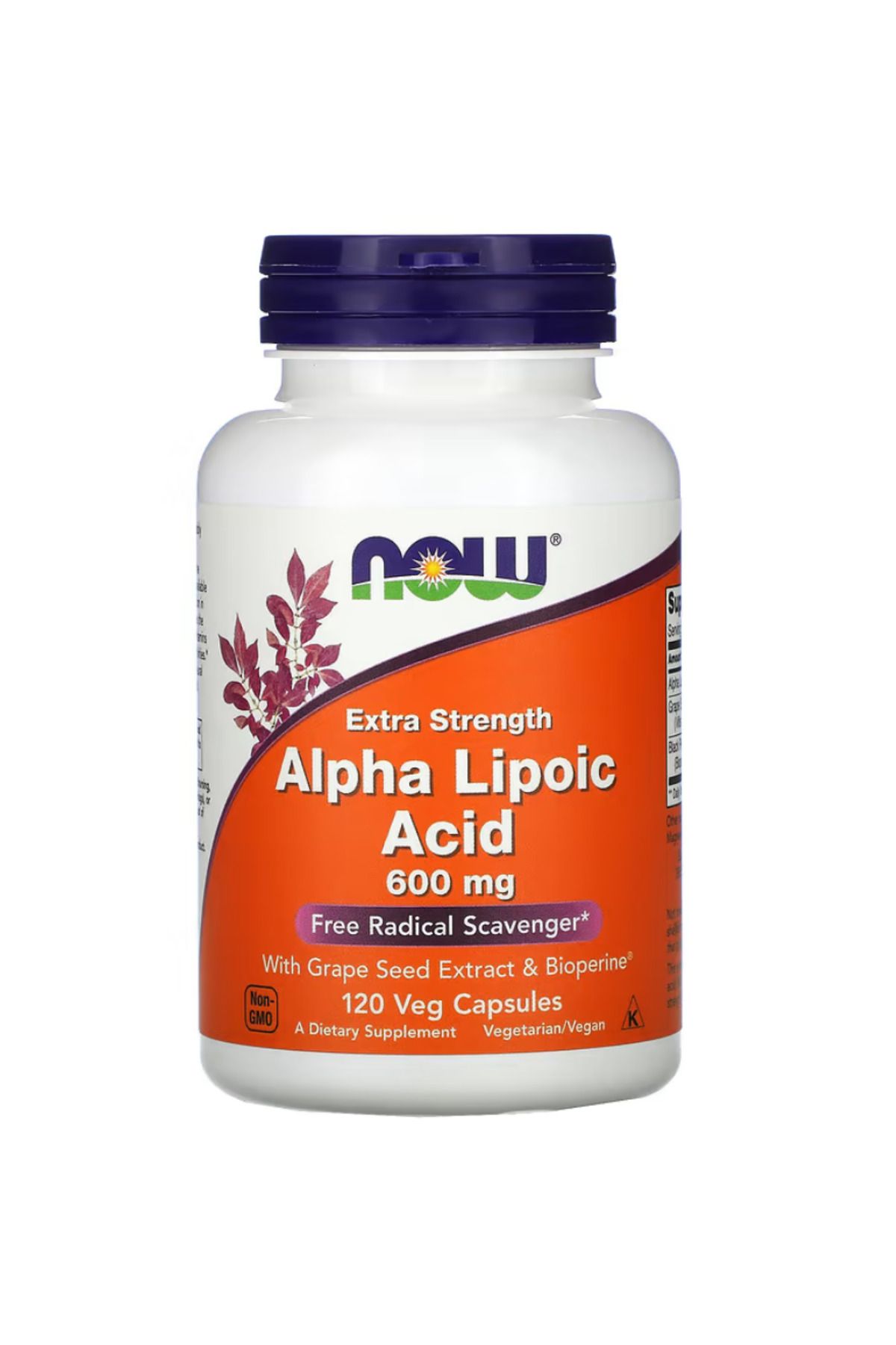 Now Foods , Alpha Lipoic Acid, Extra Strength, 600 mg, 120 Veg Capsules