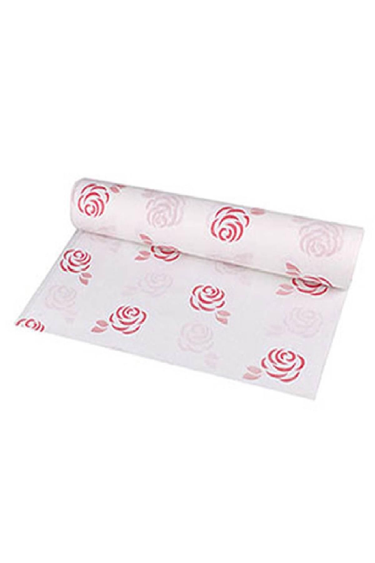 alsepeteavm Roll-up Çiçek Desenli Rulo Kağıt Masa Örtüsü 100cmx120cm 80 Yaprak