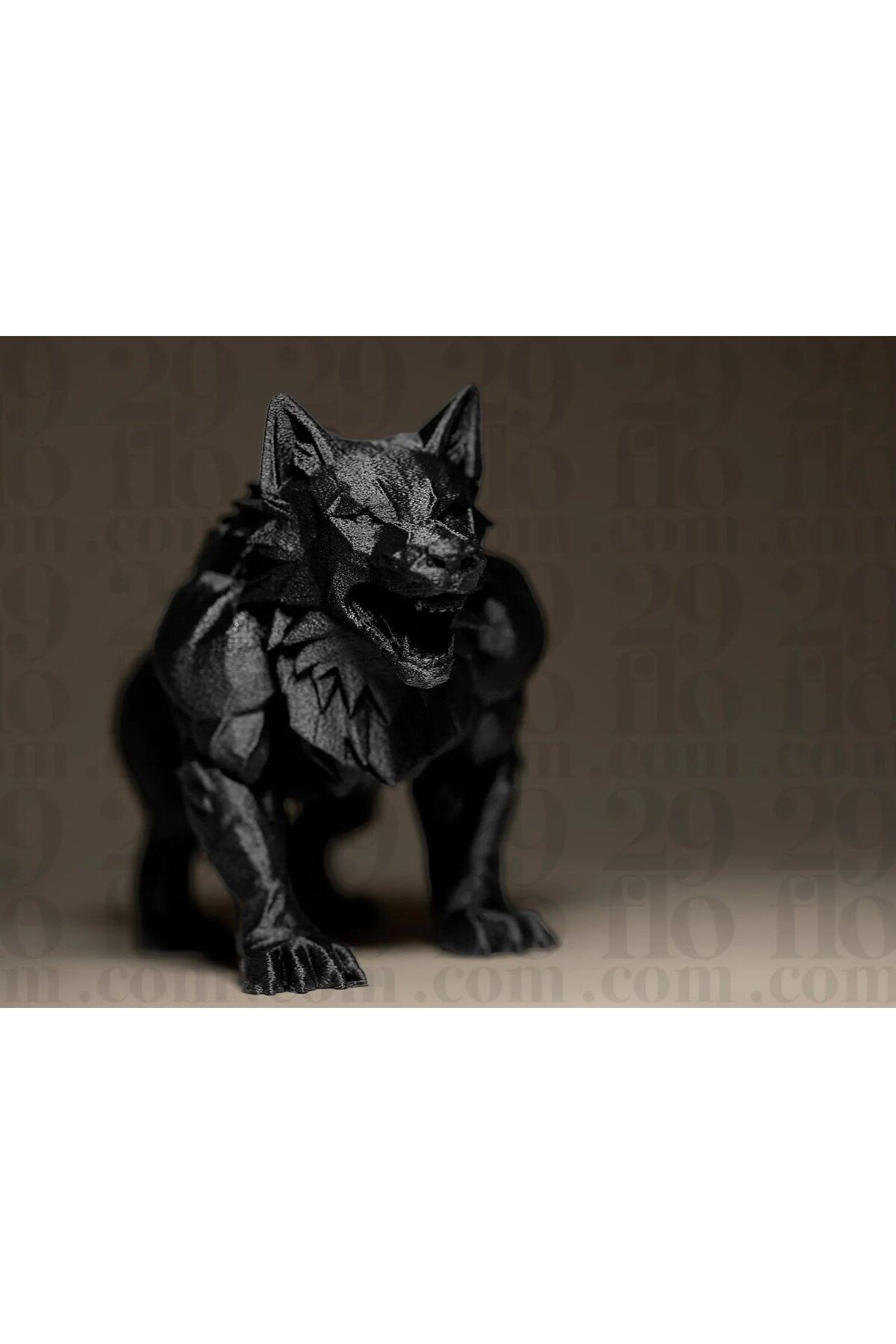 ValoriaConcept 🐺 Mini Kurt Heykeli – Doğanın Gücünü Masanıza Taşıyın!