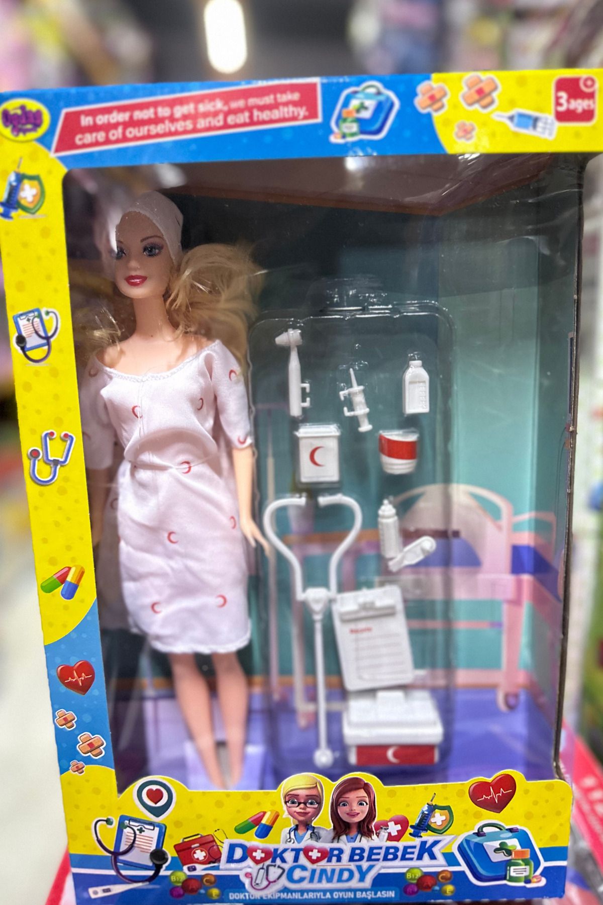 craftivio Oyuncak Doktor Bebek Evcilik Oyun Seti