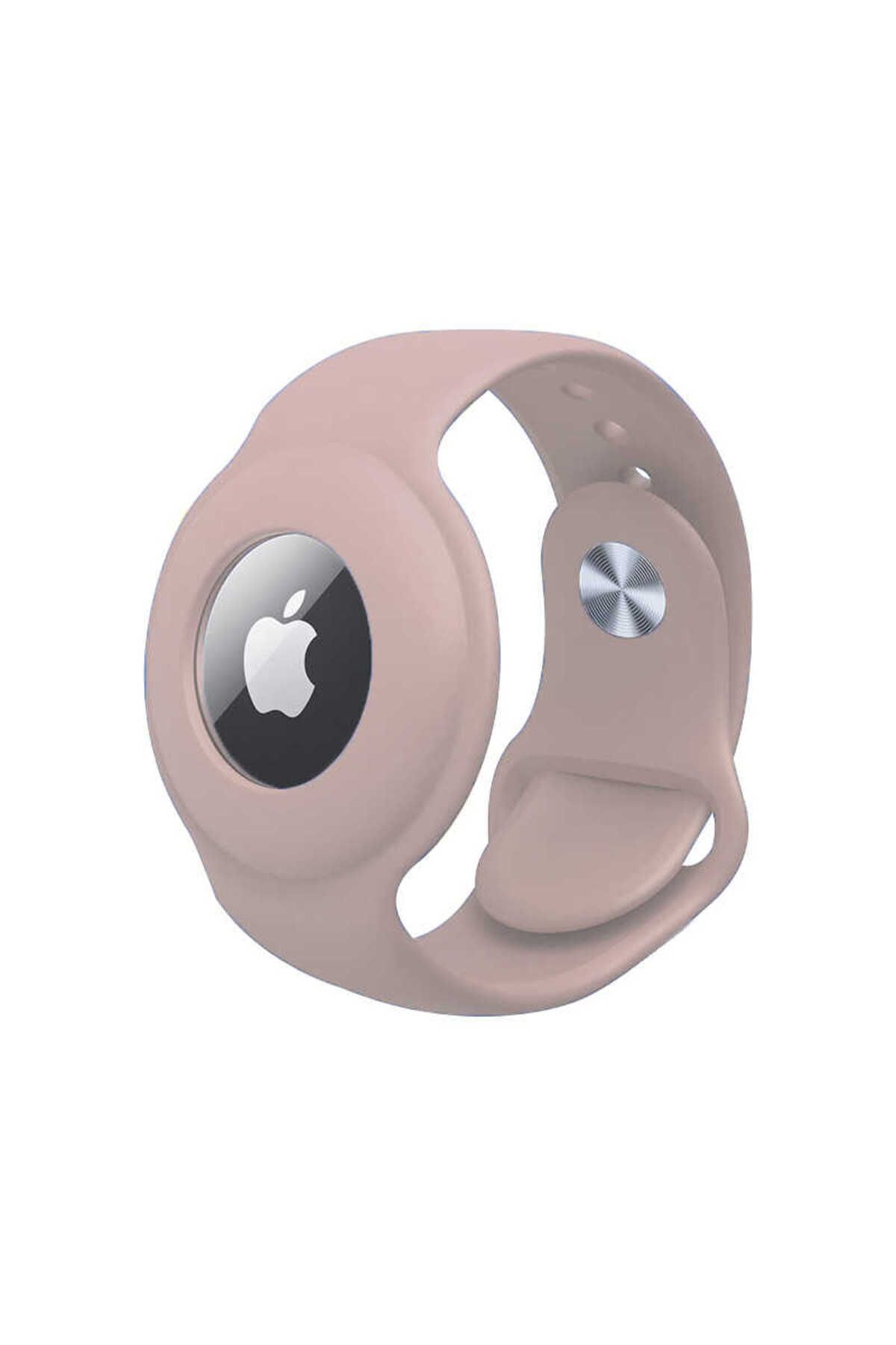 Tılsım Tekno Uyumlu Airtag Anahtarlık TSTK Kordon-Pembe Açık