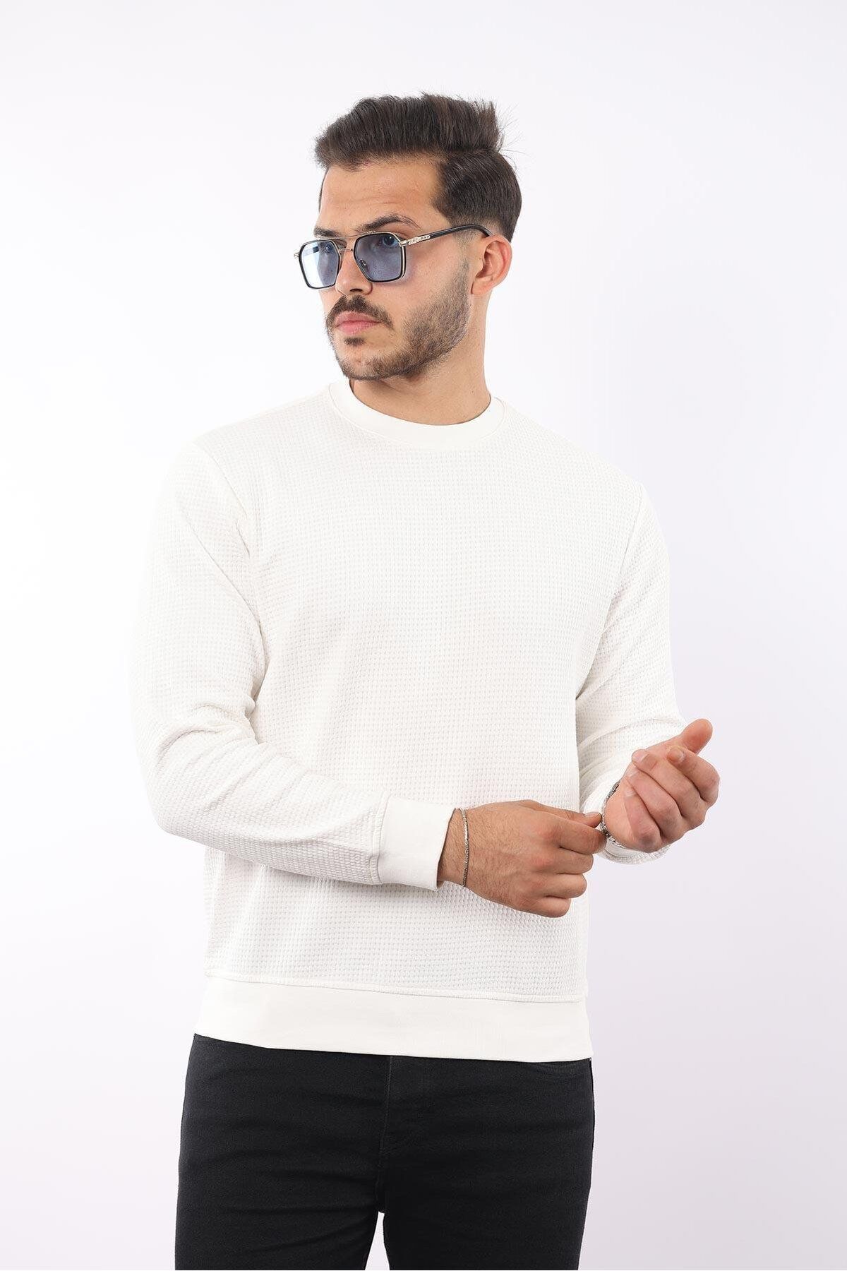 rugatchi Waffle Dokulu Sweatshirt