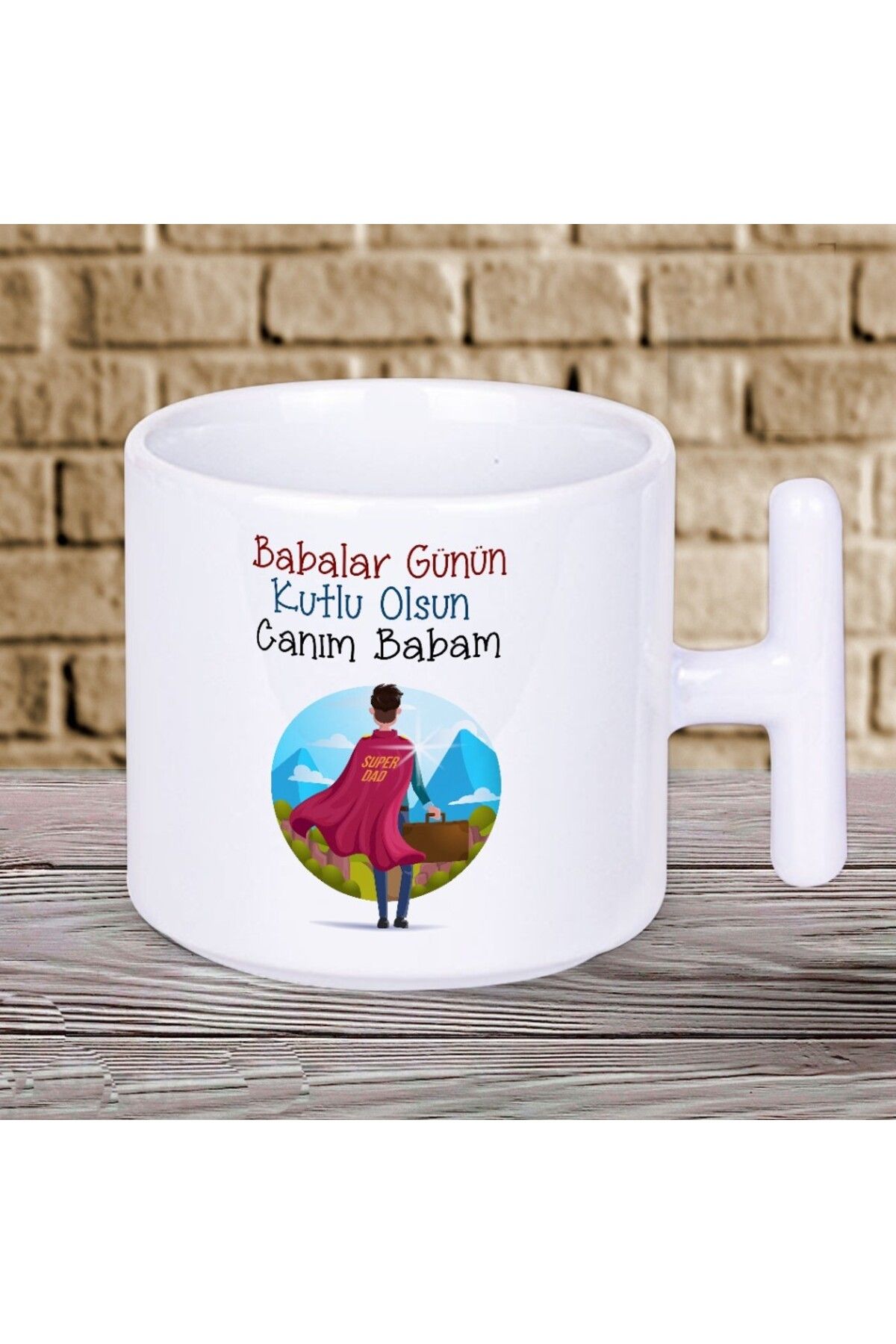 Nostaljik Lezzetler Babalar Günün Kutlu Olsun Canım Babam Yazılı Babalar Gününe Özel T Kupa Bardak