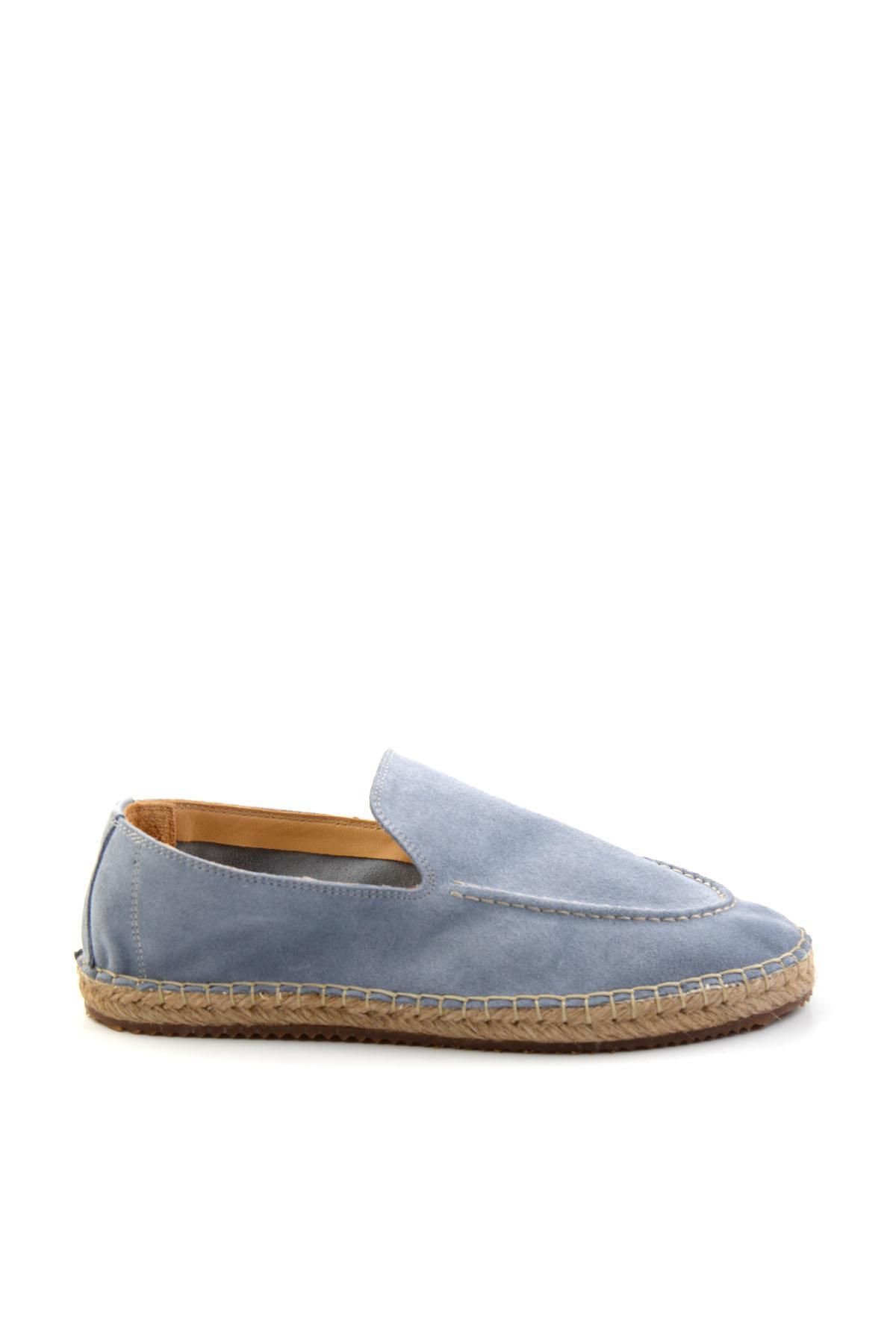 Bambi Kot Mavi Leather Erkek Espadril E01558000102