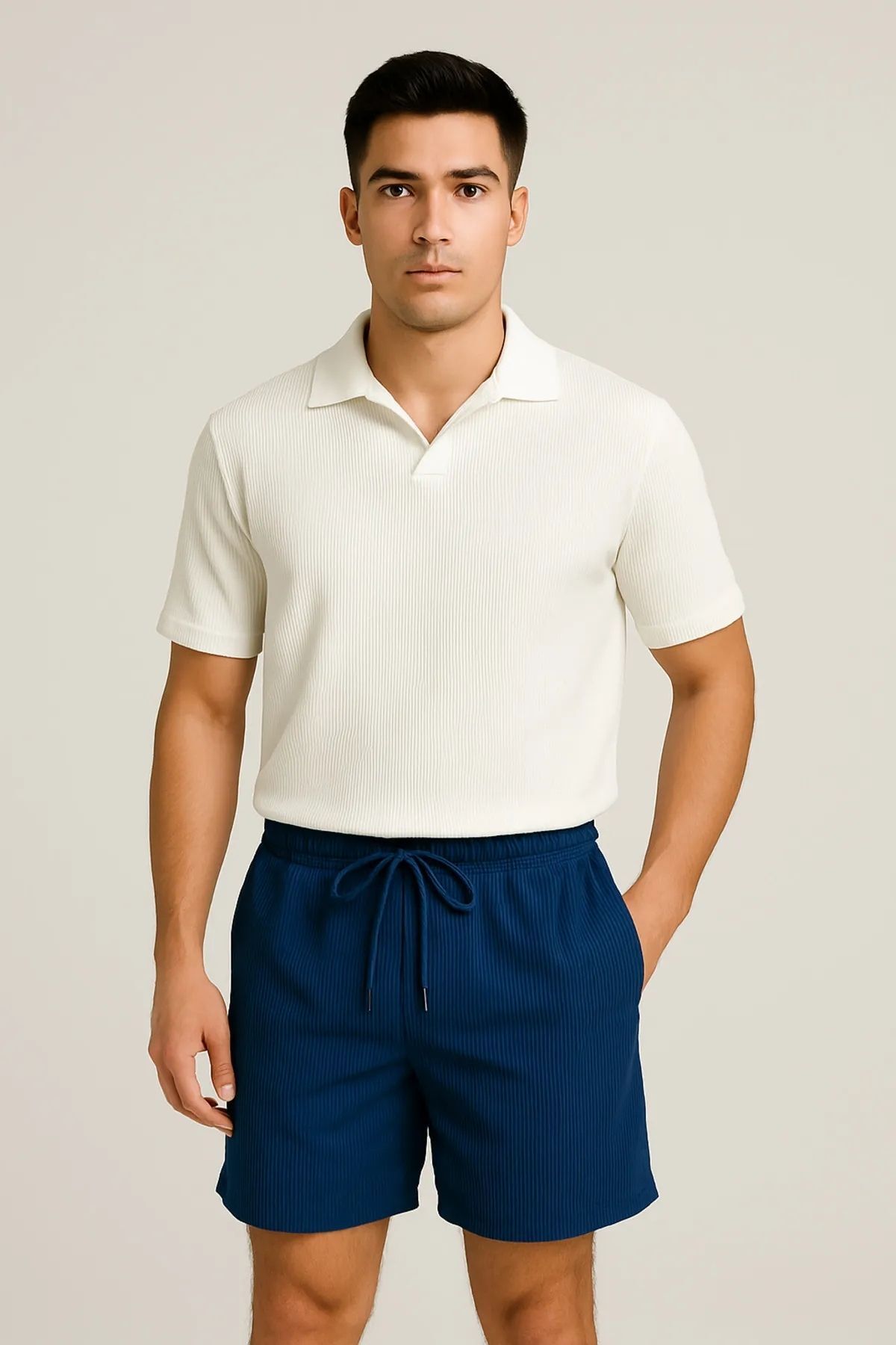 armicem “Cool & Clean: Erkek Polo Yaka + Şort Takımı”