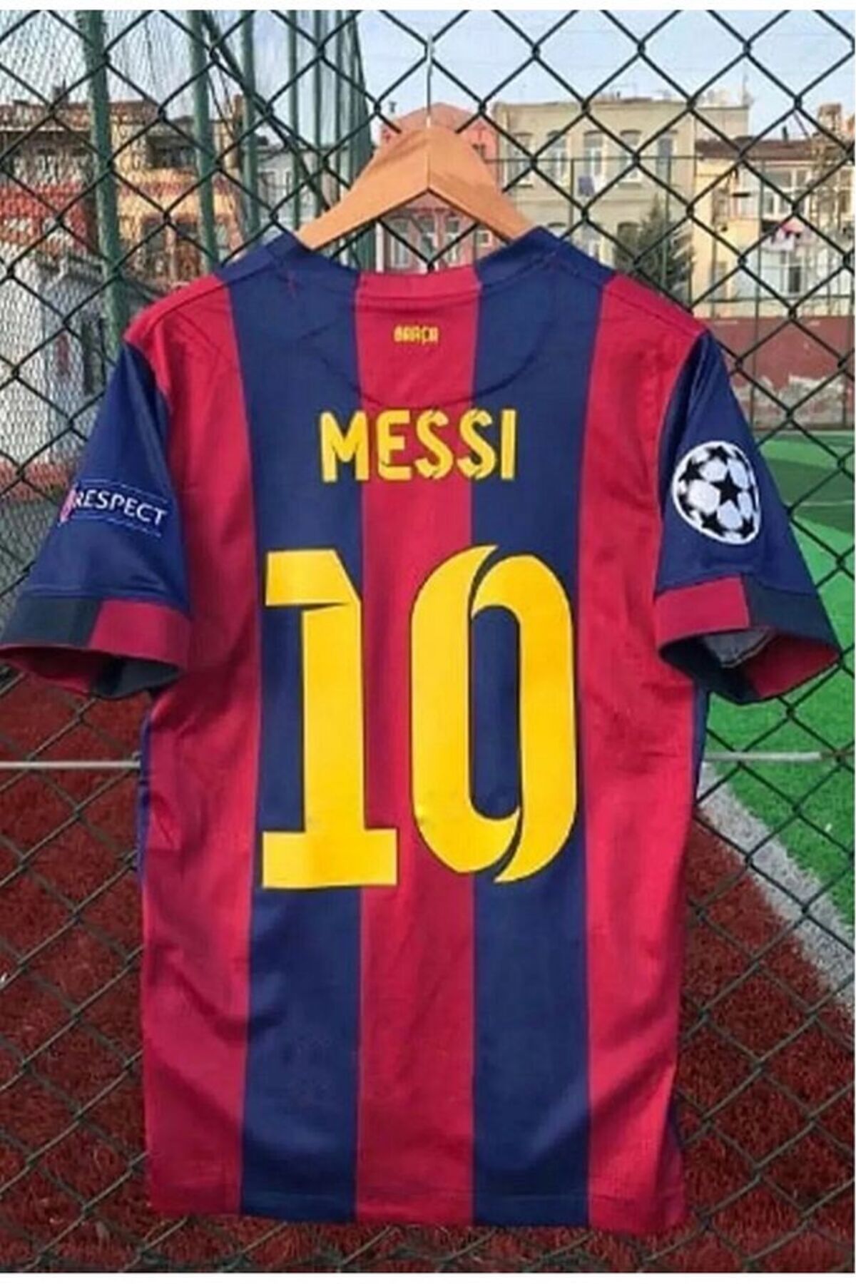 Fair City Barcelona 2015 Sezonu Lionel Messi Nostalji Forması