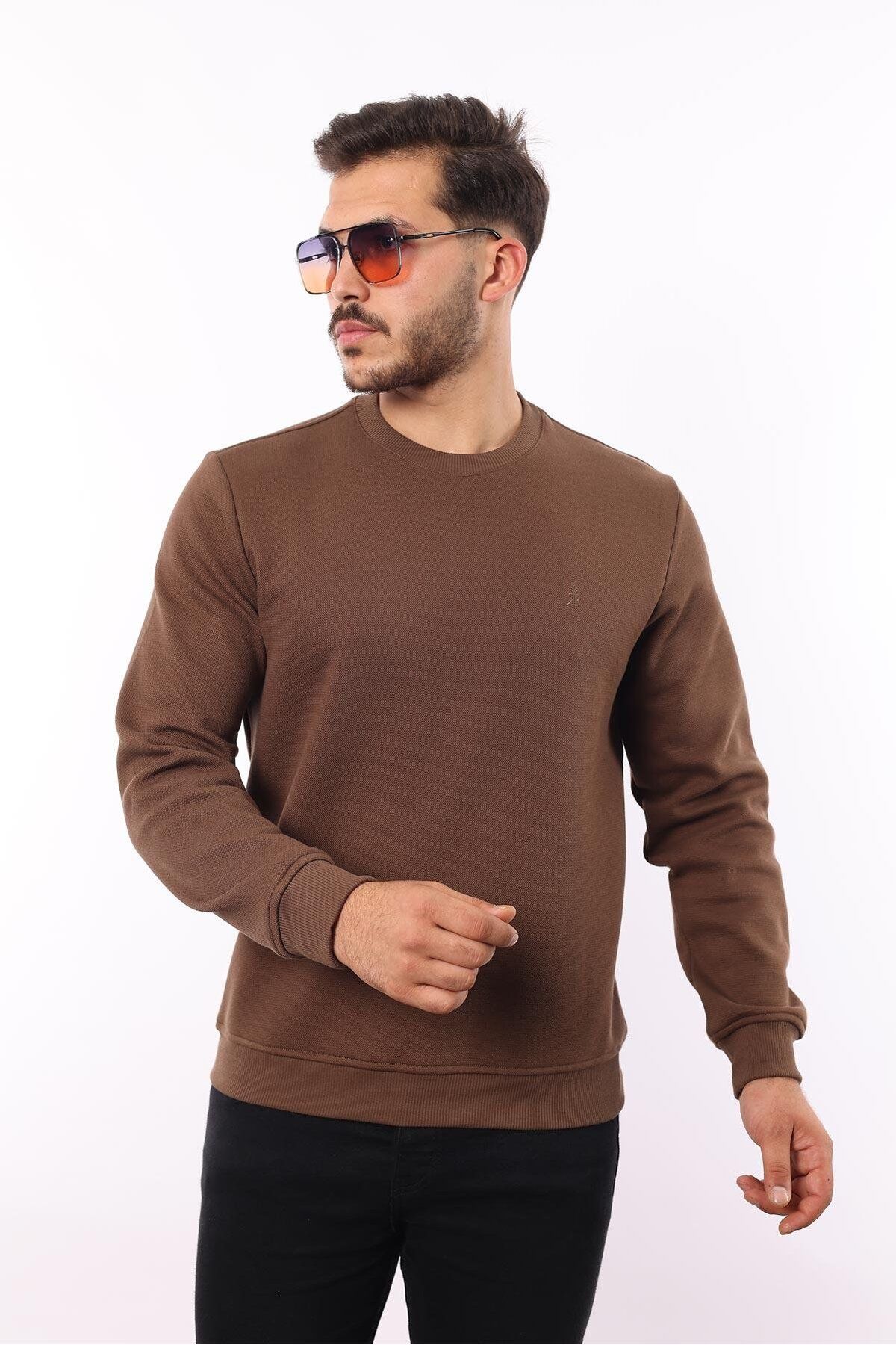 rugatchi Şardonlu Pike Sweatshirt