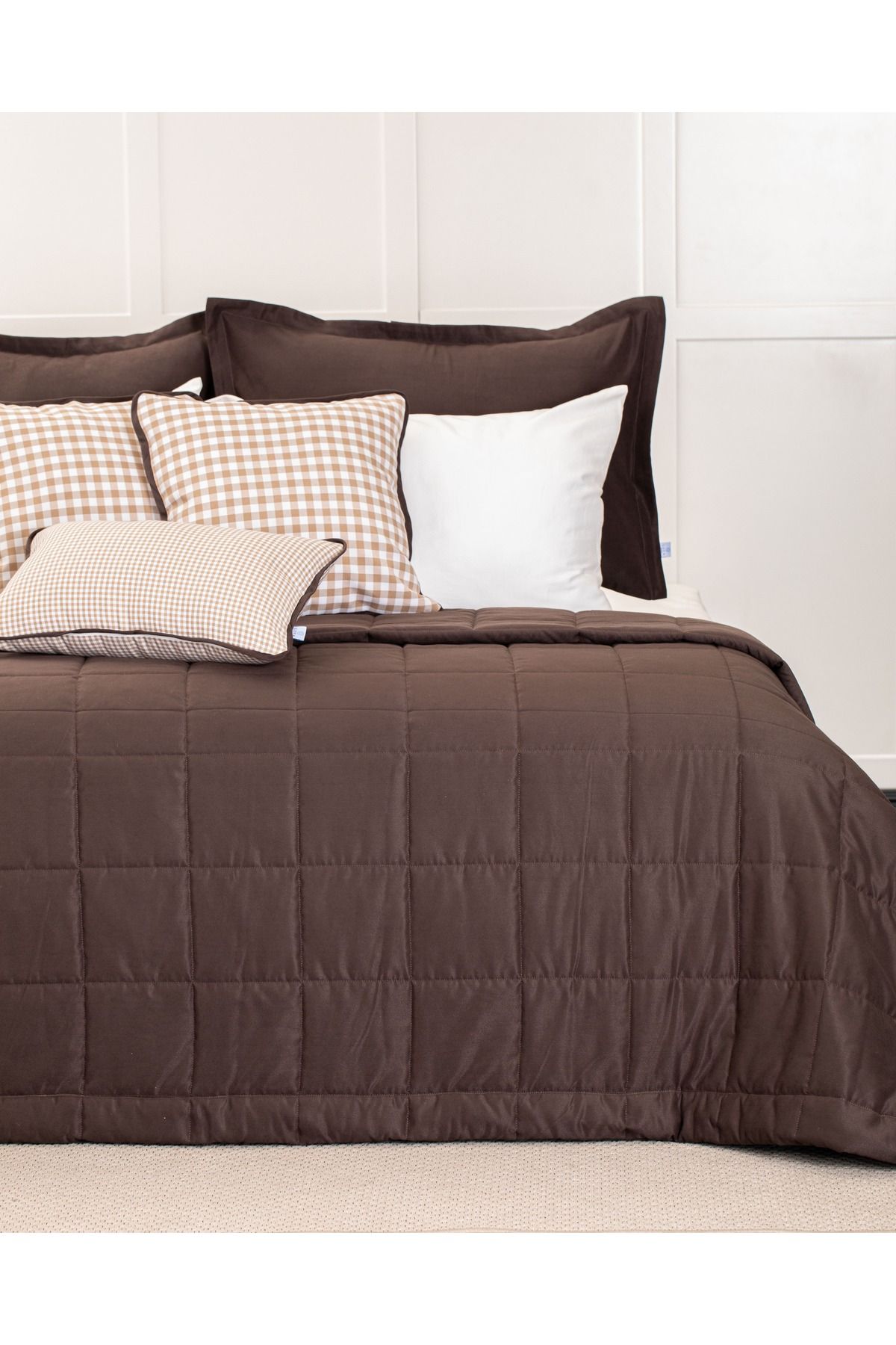 LUFA HOME-Suede Double Bedspread Set 5