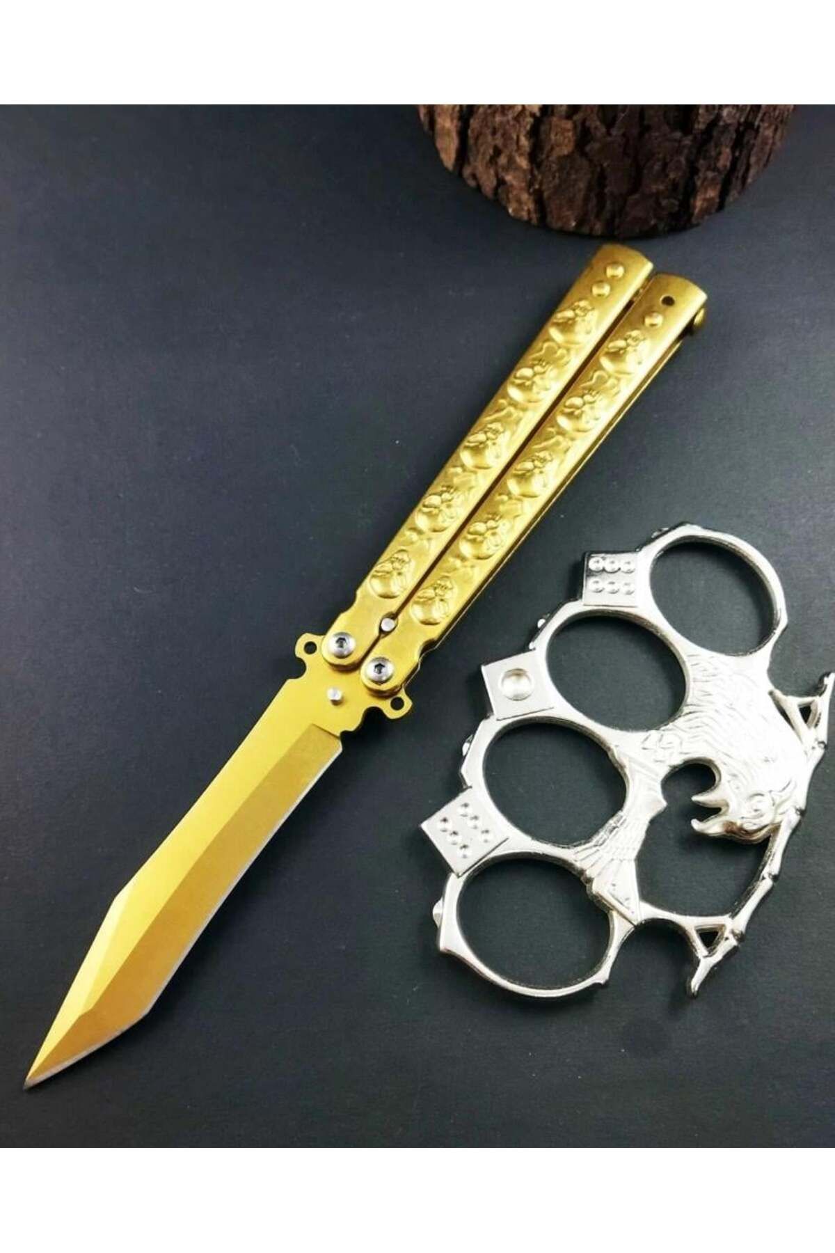 alsepeteavm Benchmade Gold Kuru Kafa Punch Hediyeli Kelebek