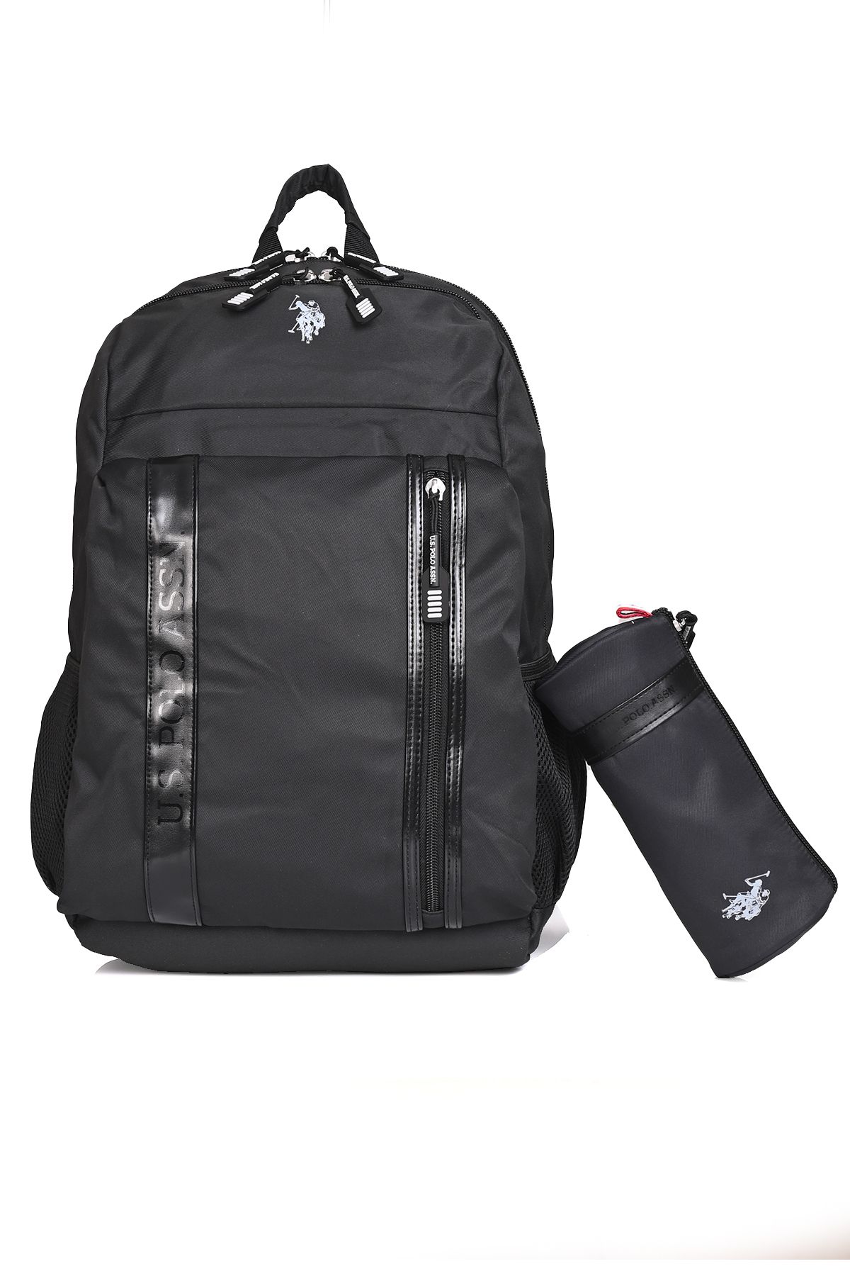 U.S. Polo Assn. U.S. Polo Assn. Unisex Okul Sırt Çantası + Kalemlik Set – PLCAN24355 Siyah