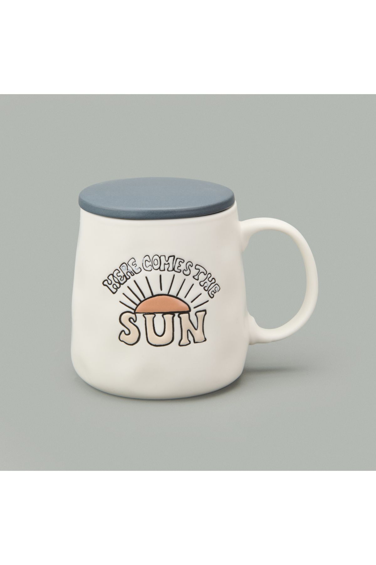 Evidea Kitchen Here Comes The Sun Kupa - Krem - 450 ml