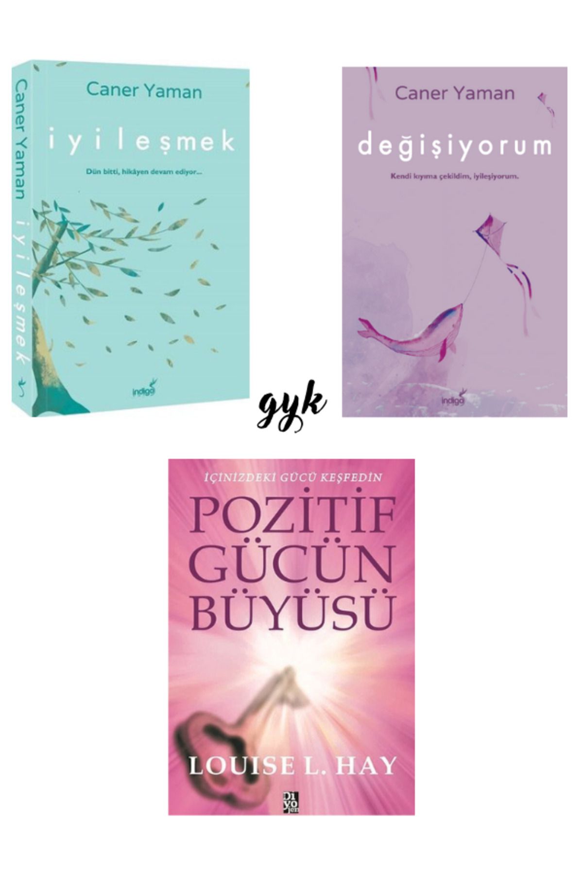 Diyojen Yayıncılık İyileşmek - Değişiyorum - Pozitif Gücün Büyüsü 3'lü SET