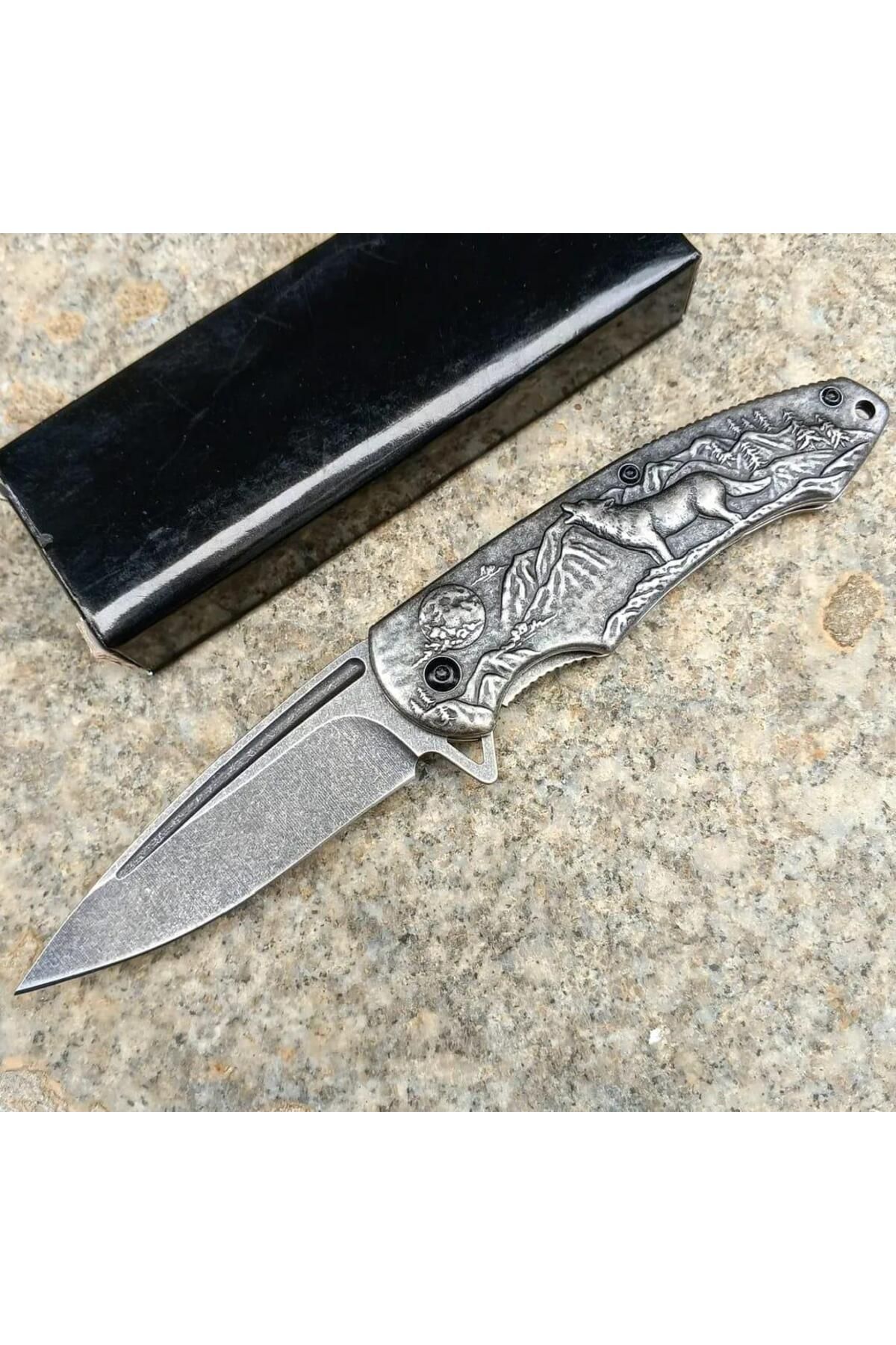 alsepeteavm Browning Eskitme Kurt Desenli Kamp Çakısı