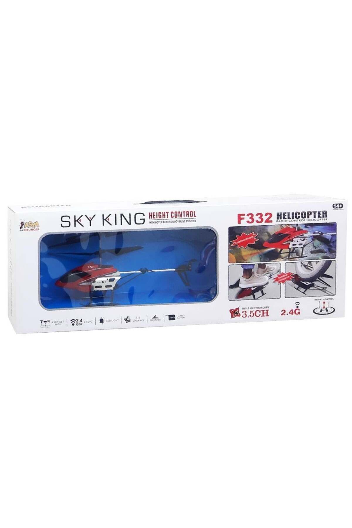Asya Oyuncak Uzaktan Kumandalı Helikopter 22571-F332