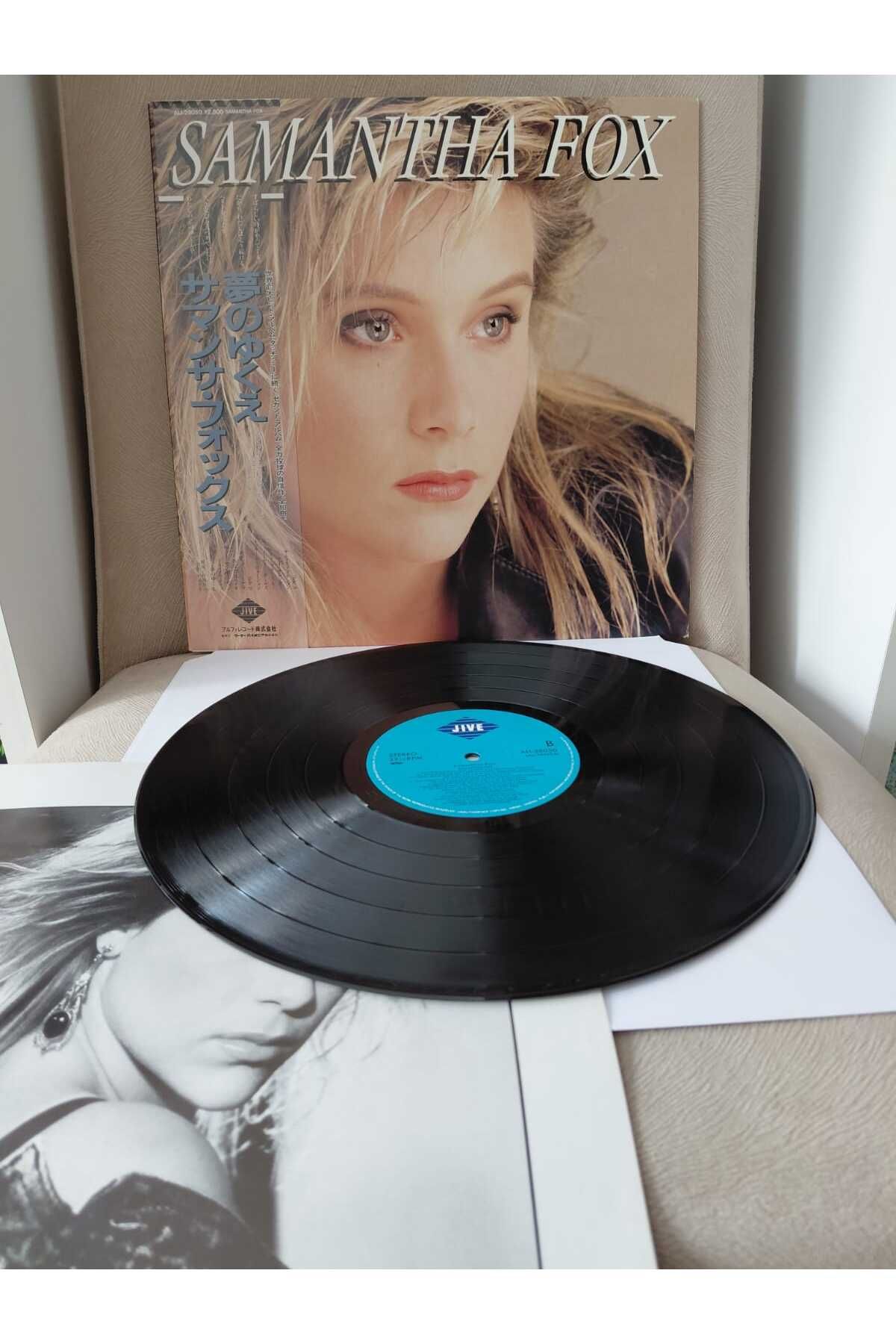 Plakperest Samantha Fox – Samantha Fox - 1987 Japonya Basım LP Plak - Obi’li-2.el