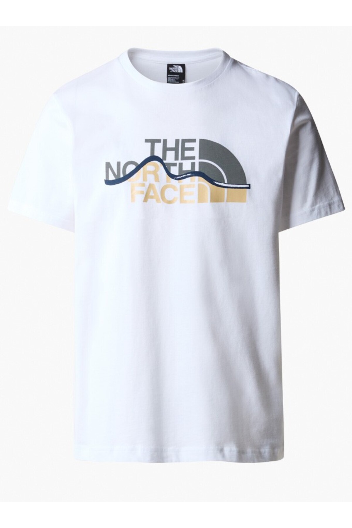 نورث فیس تی شرت مردانه طرح Mountain Line کد NF0A87NT-FN4