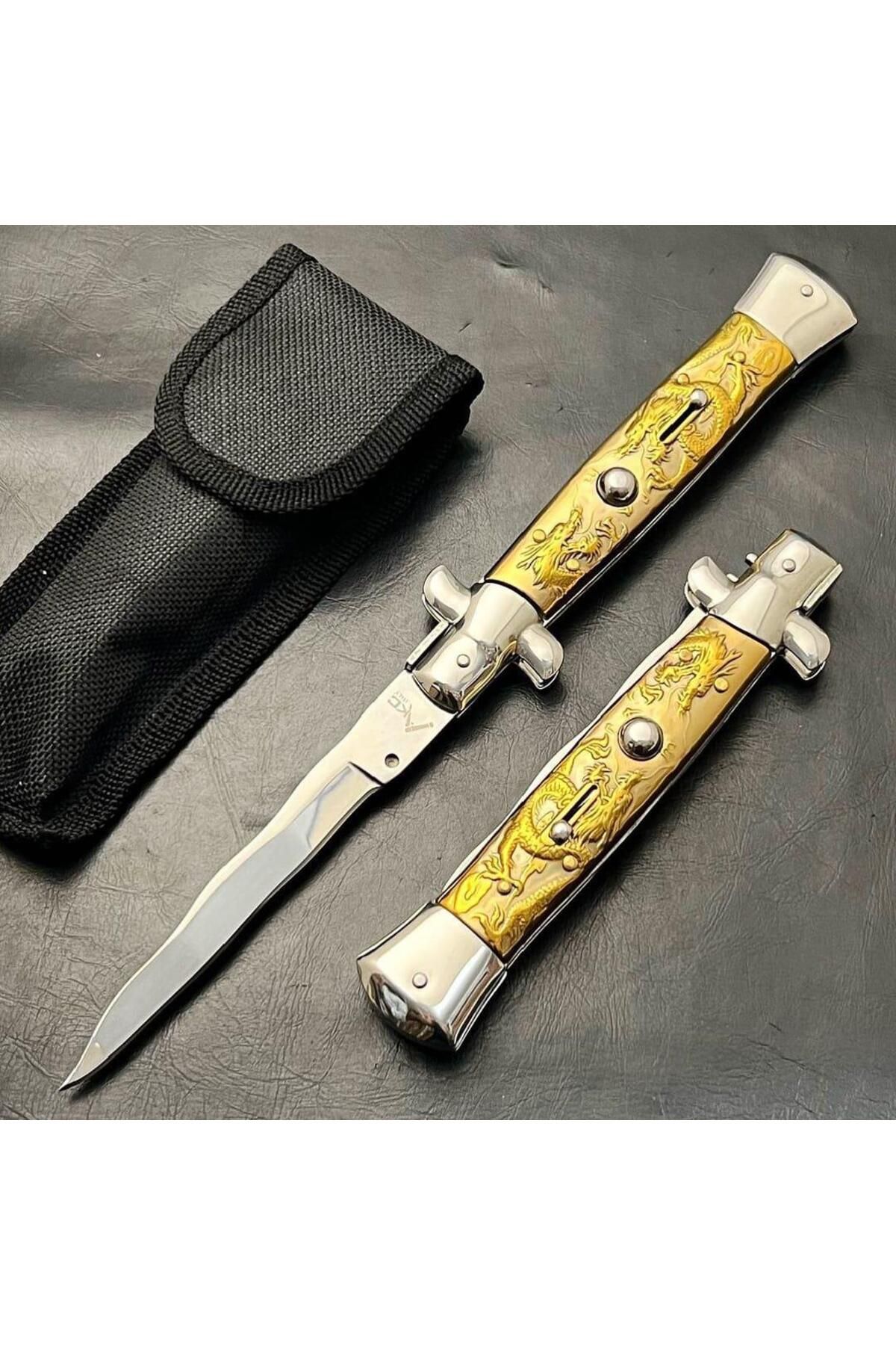 alsepeteavm Akc Criss Ejderha Desenli İtalyan Stiletto