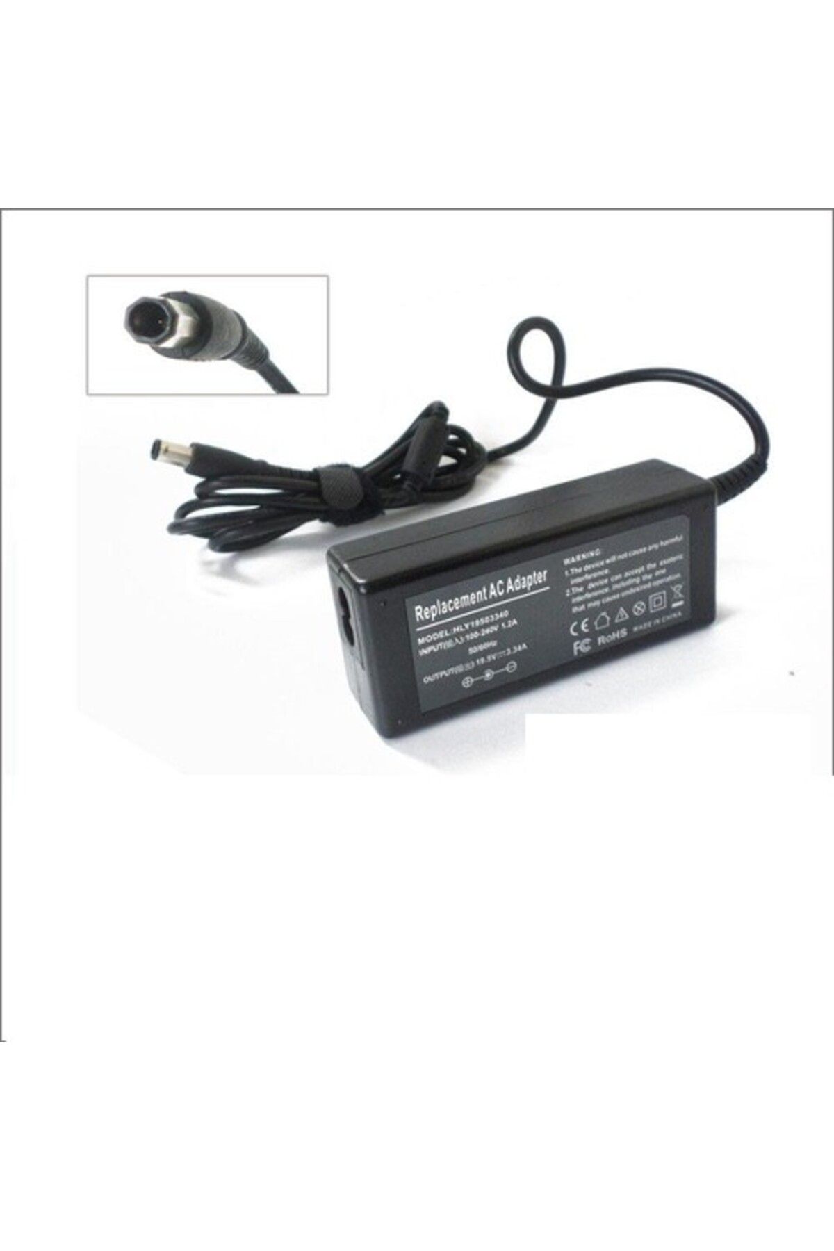 Leonpro 19.5 volt 3.34 amper adaptör sekizgen dell adaptör