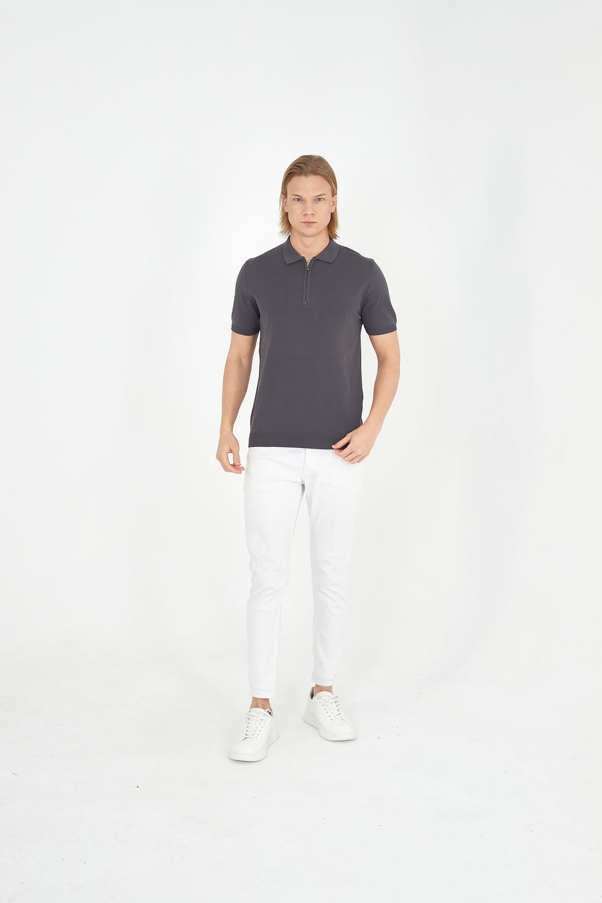 ARGOS - POLO YAKA BASIC KISAKOLLU TRİKO