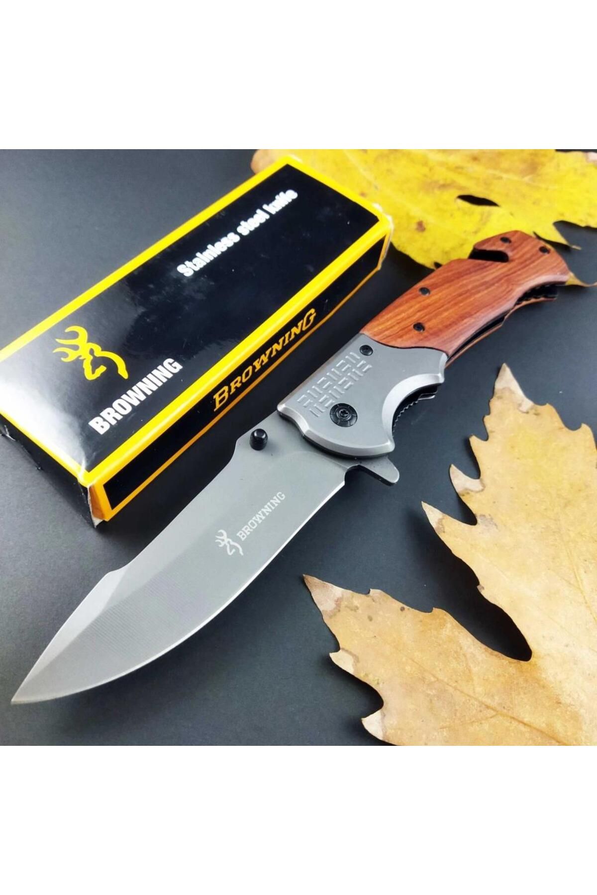 playzone Browning DA308 Ahşap Kurtarma Kamp Çakısı