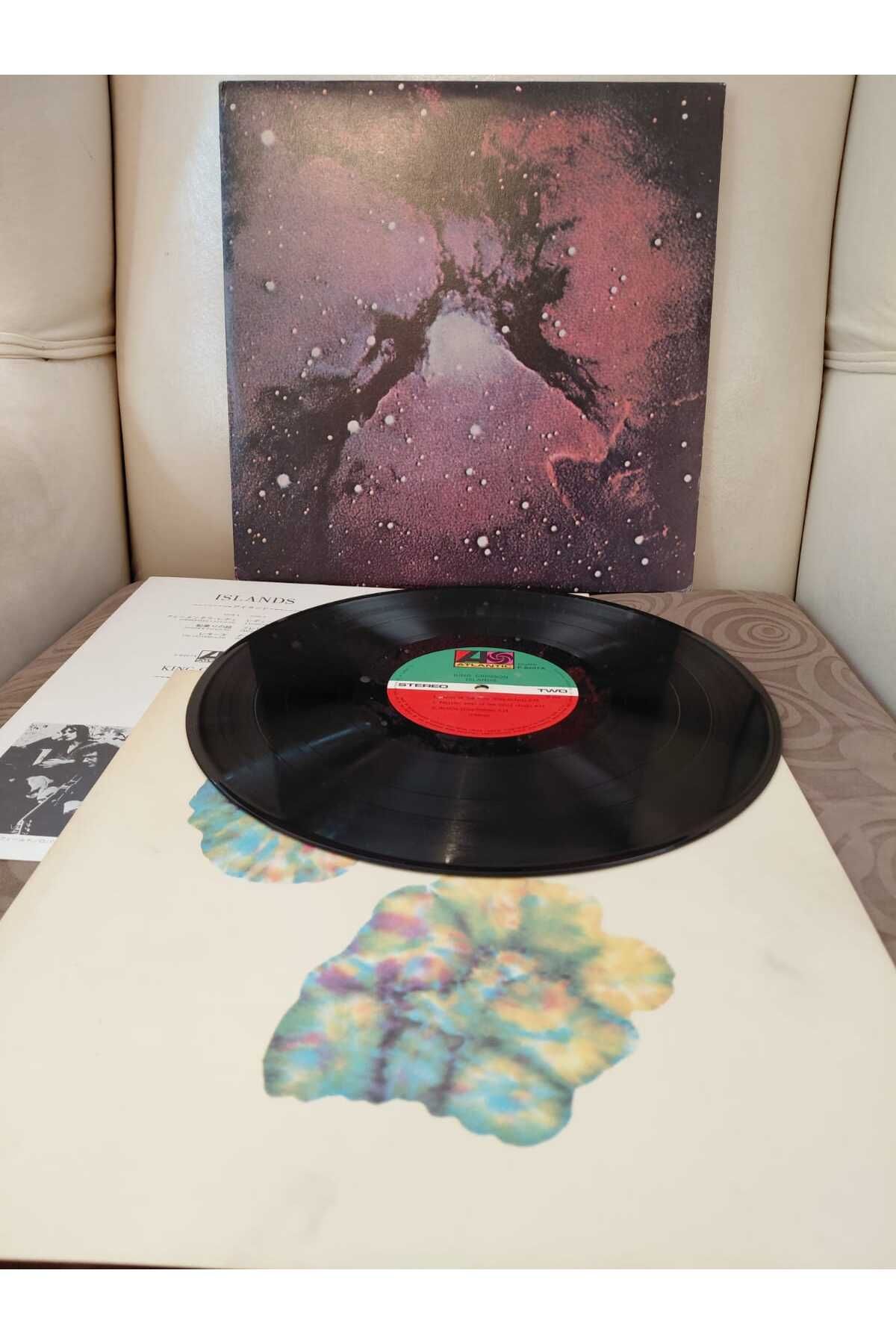 Plakperest King Crimson – Islands - 1973 Japonya Basım LP Plak -2.el
