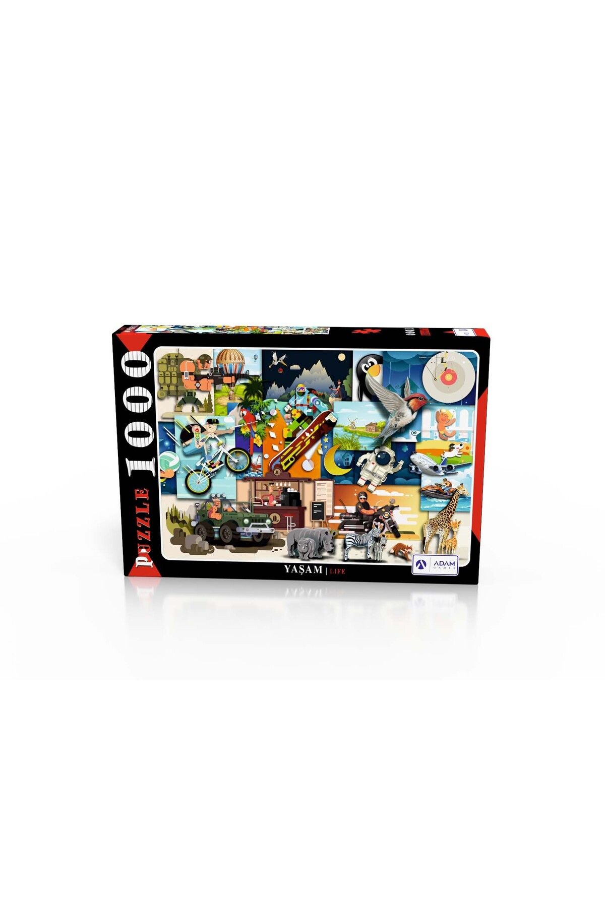 EDKZEKA Yaşam 1000 Parça Puzzle