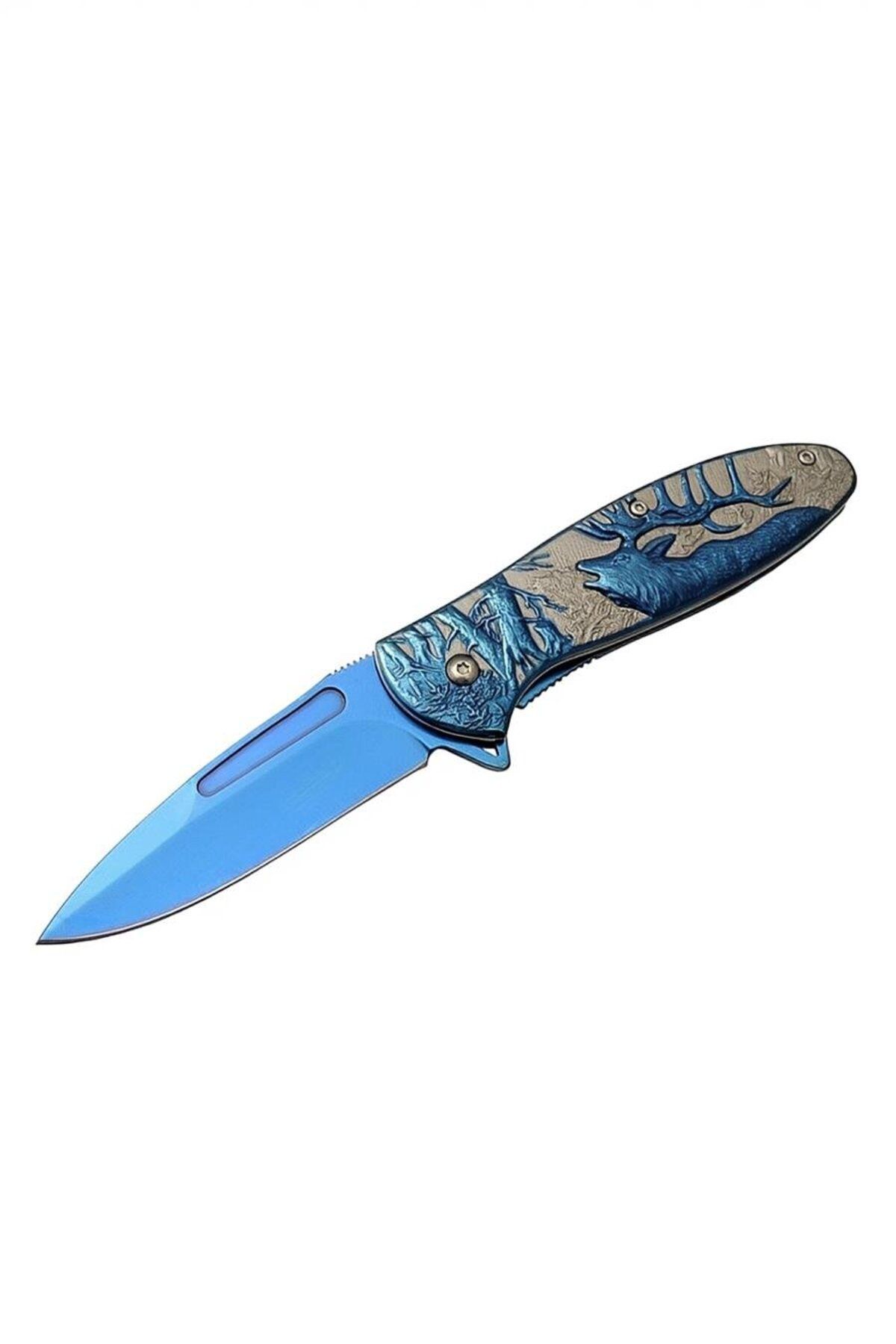 supertrend Geyikli Çakı Blue Tek