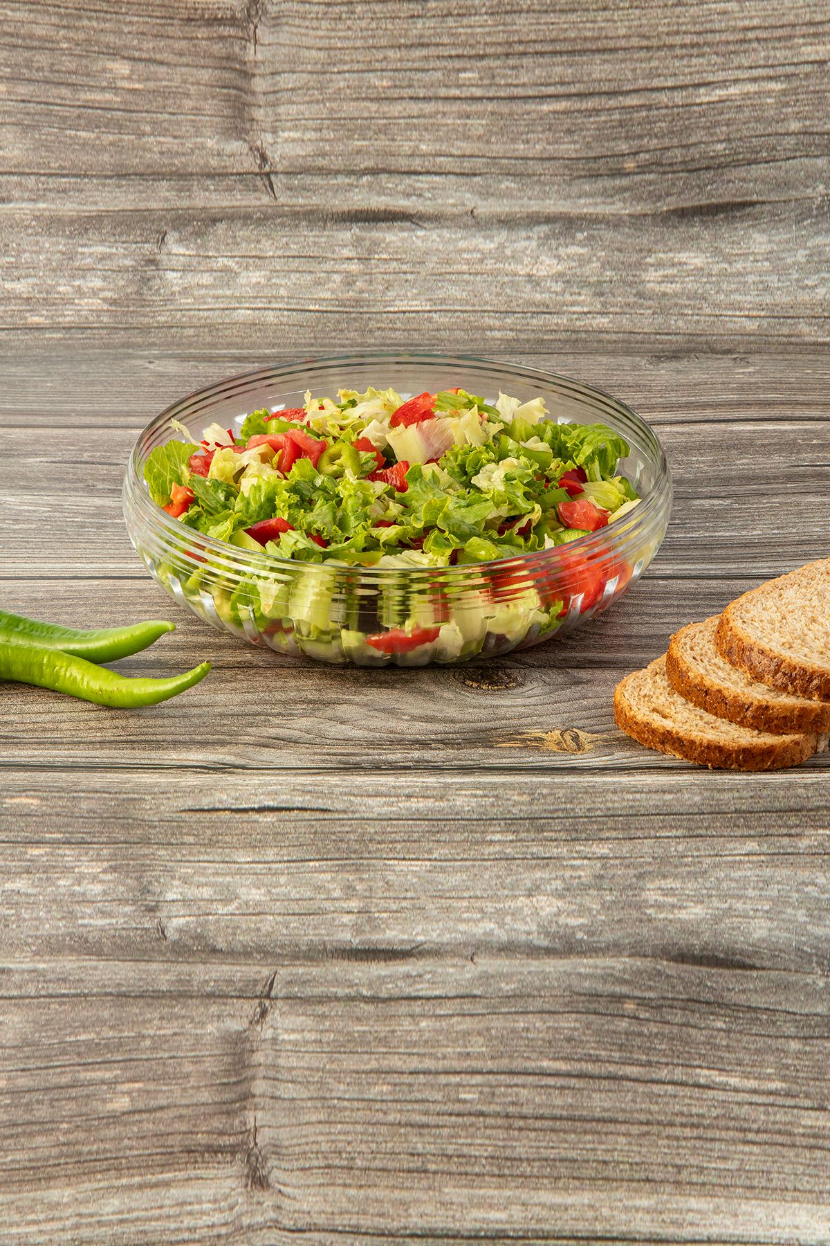 Lizzy Faslı Desenli Salata Kasesi