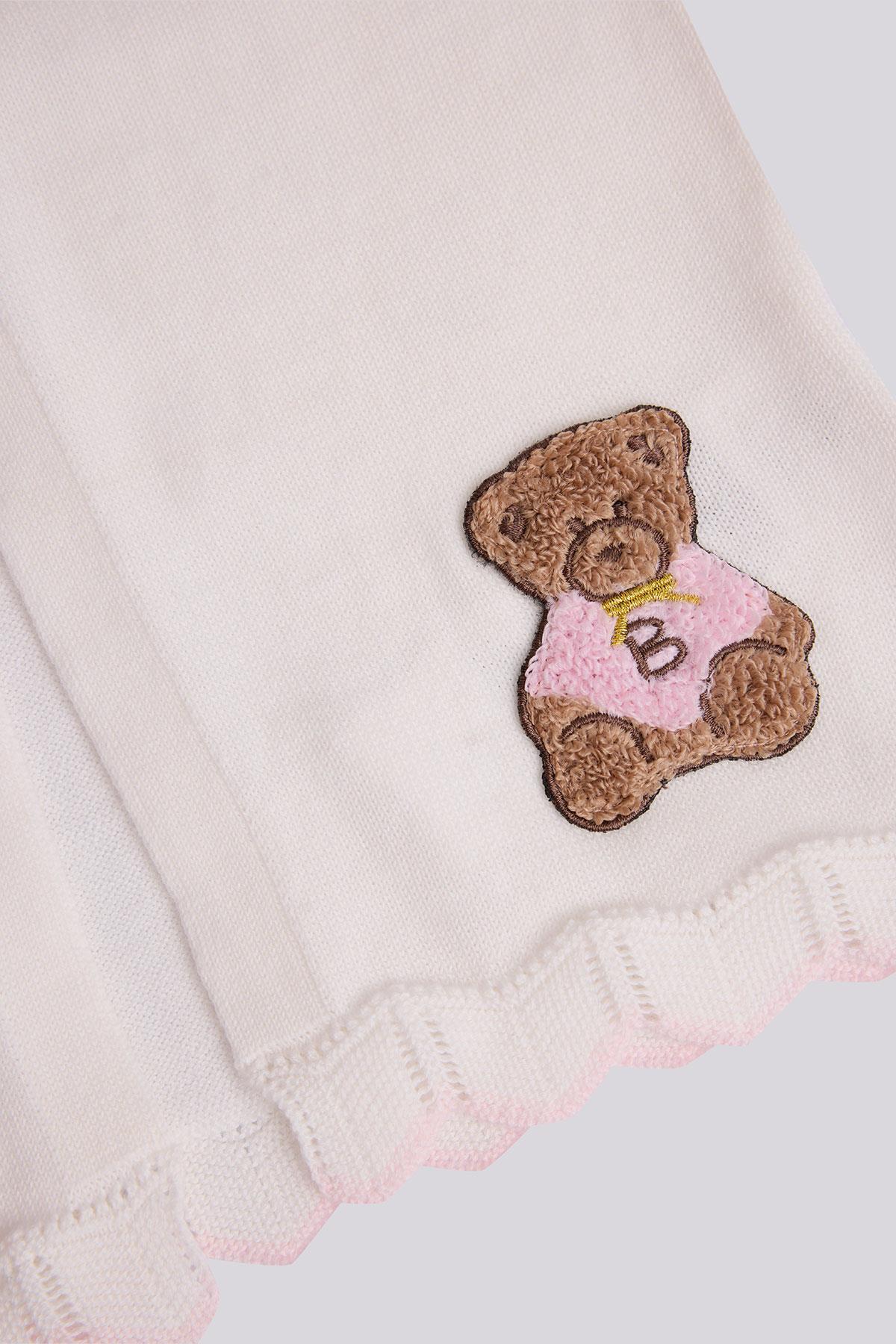 Layette BG Store Kız Bebek Beyaz Hırka fotoğrafı 3 (önizleme)