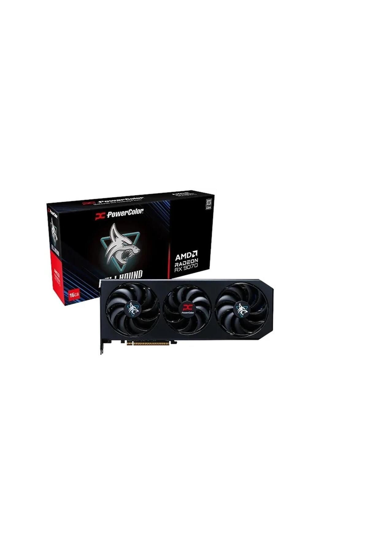 POWERCOLOR Hellhound Radeon Rx9070 16G-L-Oc Gddr6 256Bit Aeae2Pwc0028 Gaming (Oyuncu) Ekran Kartı