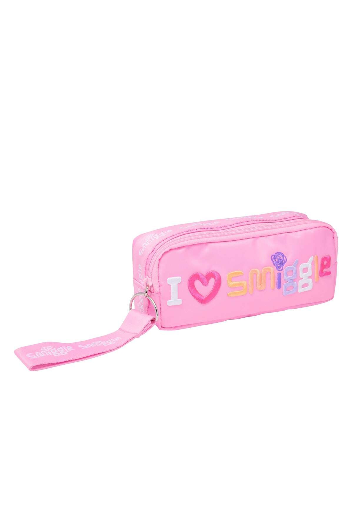 SMIGGLE Renkli Nakışlı Dikdörtgen Kalem Kutusu