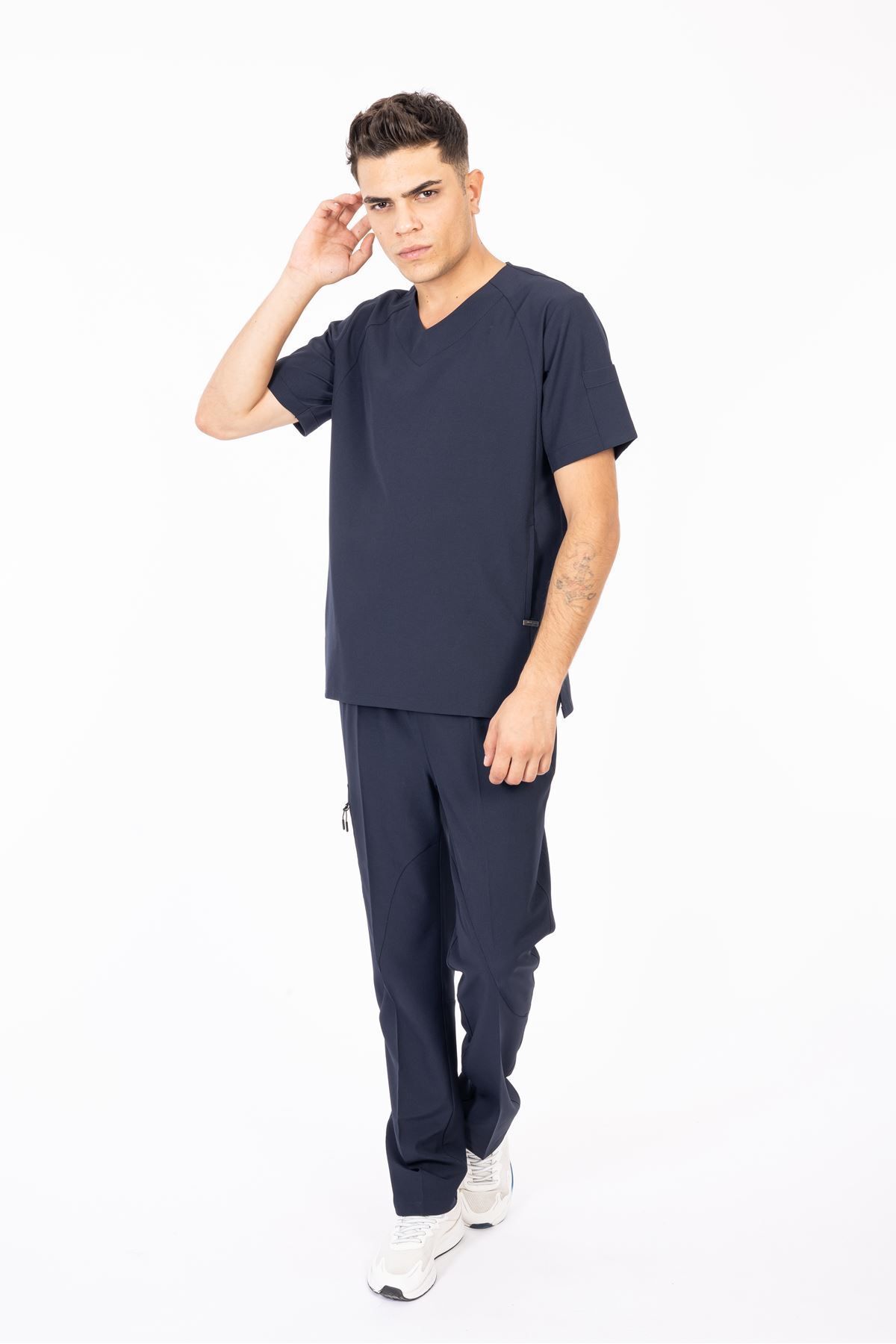 Onur Forma Scrubs Hood Comfort Erkek Takım - Lacivert