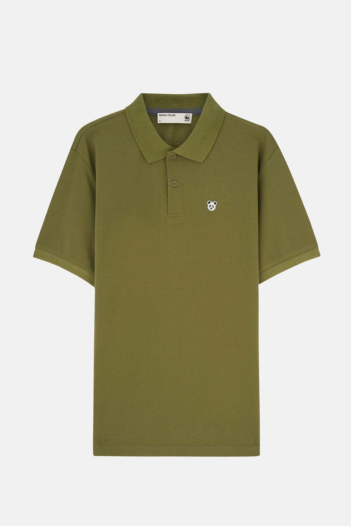 WWF Market Panda Polo Yaka T-Shirt- Haki