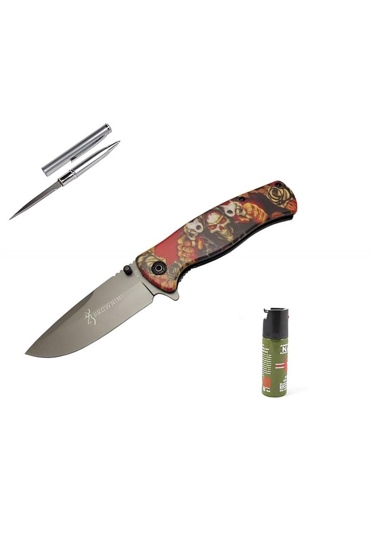 alsepeteavm Kişiye Özel Browning Kurukafa Çakı X79A 20.5 CM