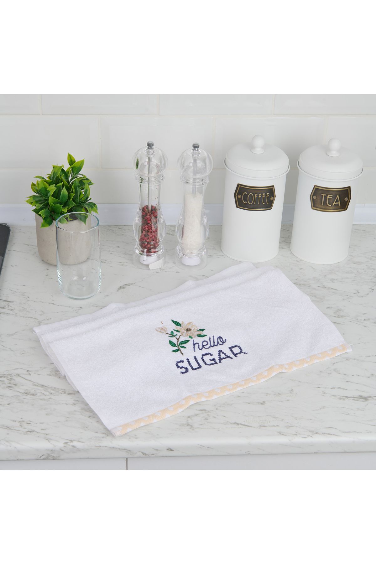 Evidea Soft Sugar Mutfak Havlusu - Ekru - 40x66 cm