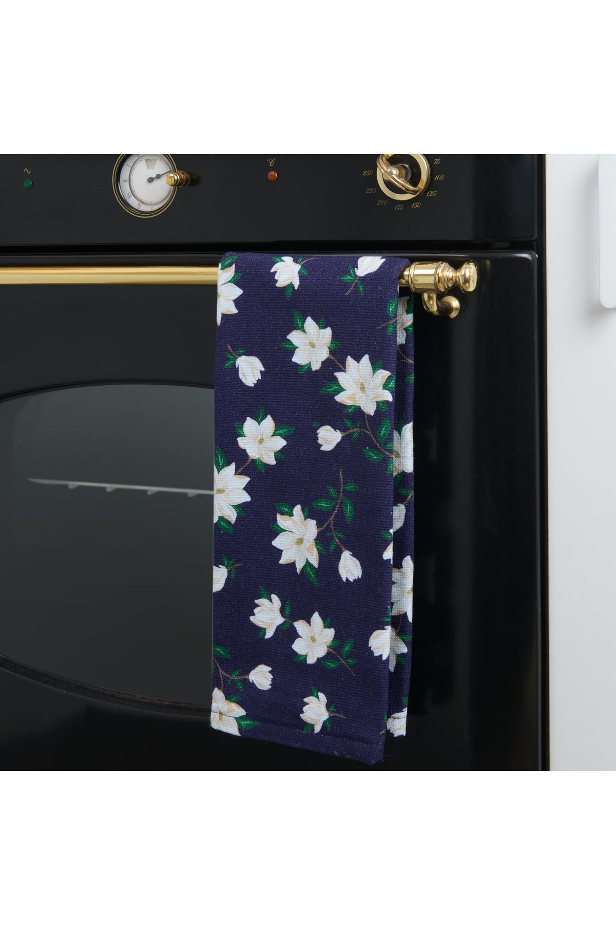 Evidea Soft Daisy Mutfak Havlusu - Lacivert - 40x66 cm