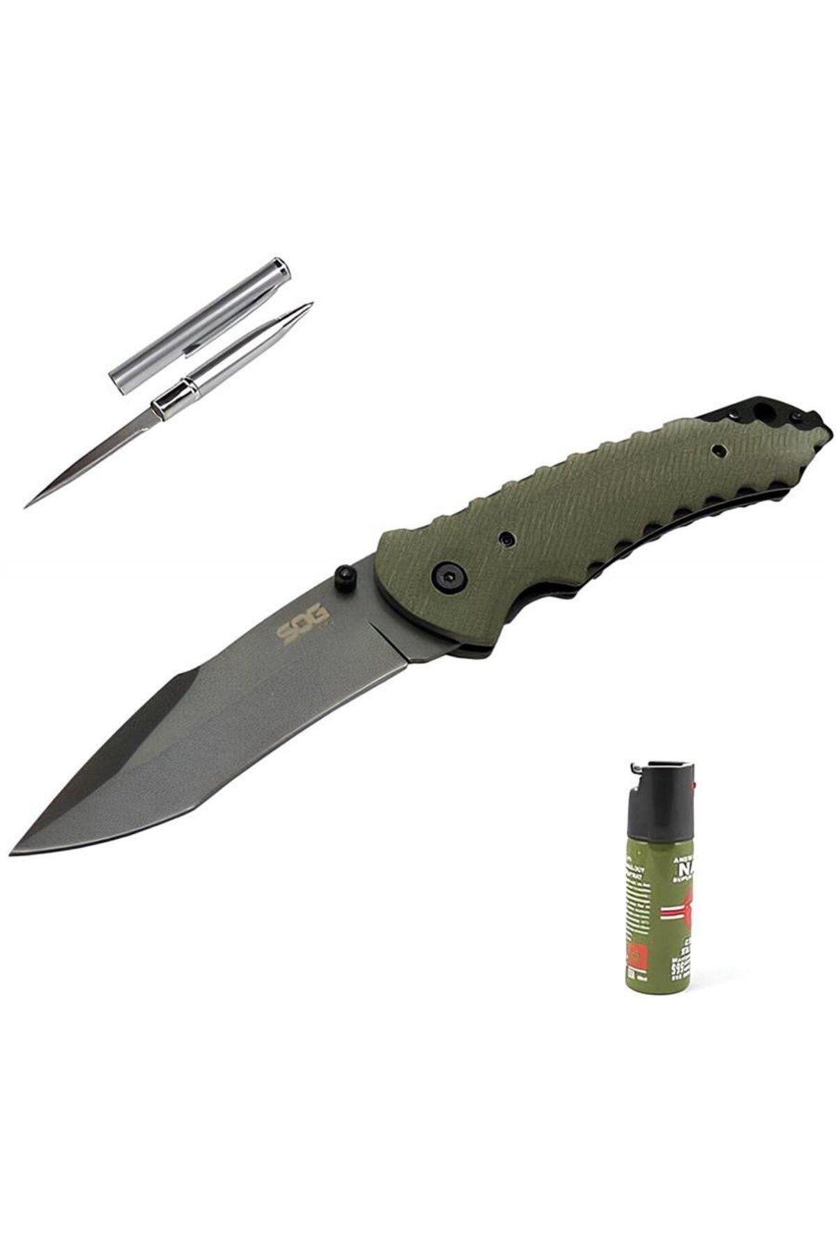 supertrend Süpertrend Kişiye Özel Sog Kiku Çakı Haki KU1011 HK 22 CM