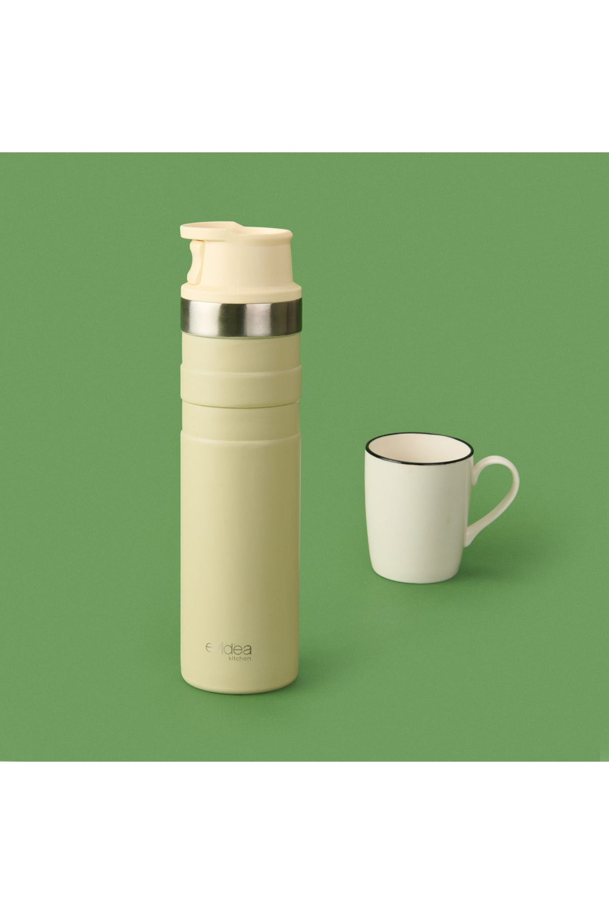 Evidea Kitchen Bireysel Termos - Bej - 600 ml