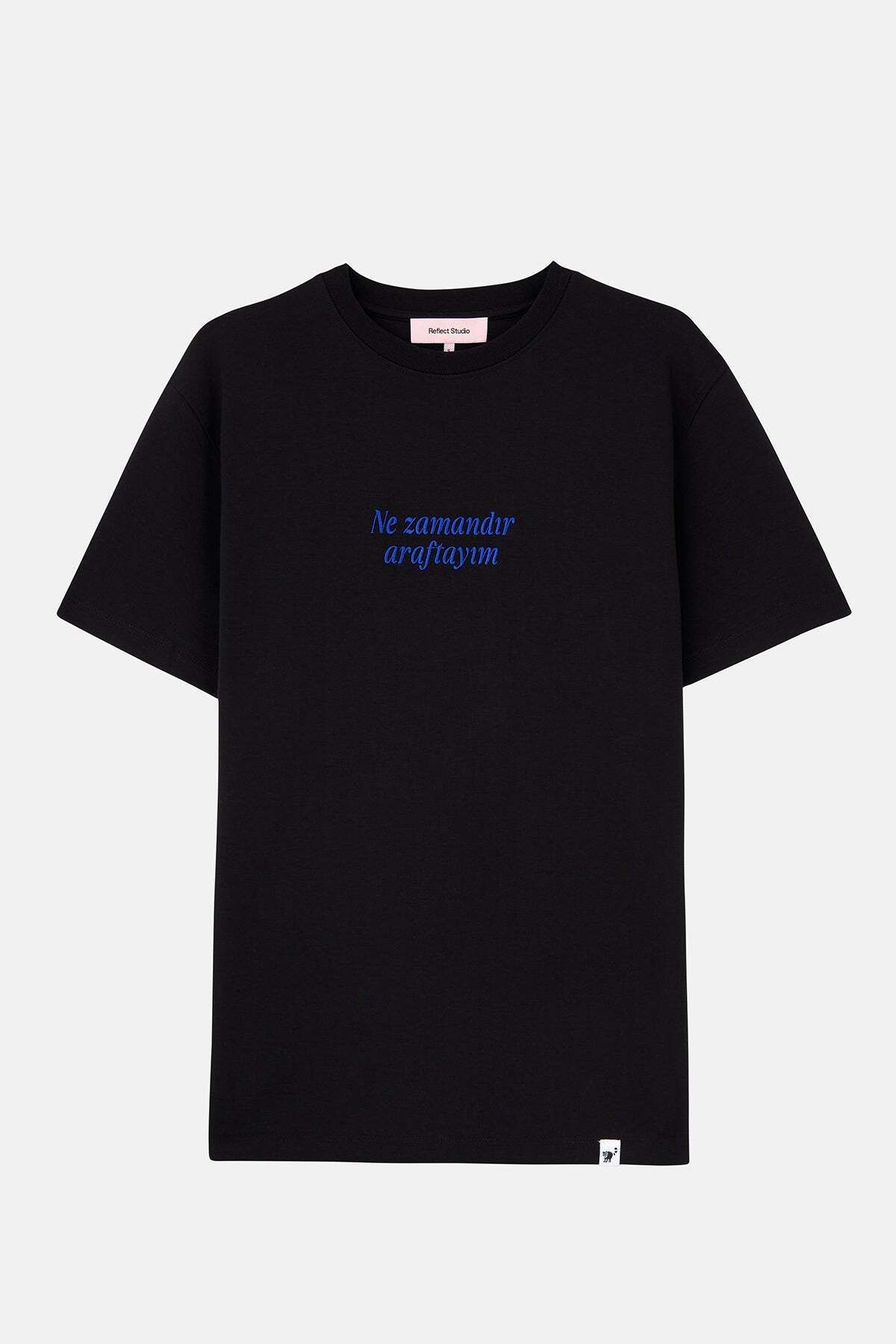 Reflect Studio mvö Ne Zamandır Araftayım Premium T-Shirt - Siyah