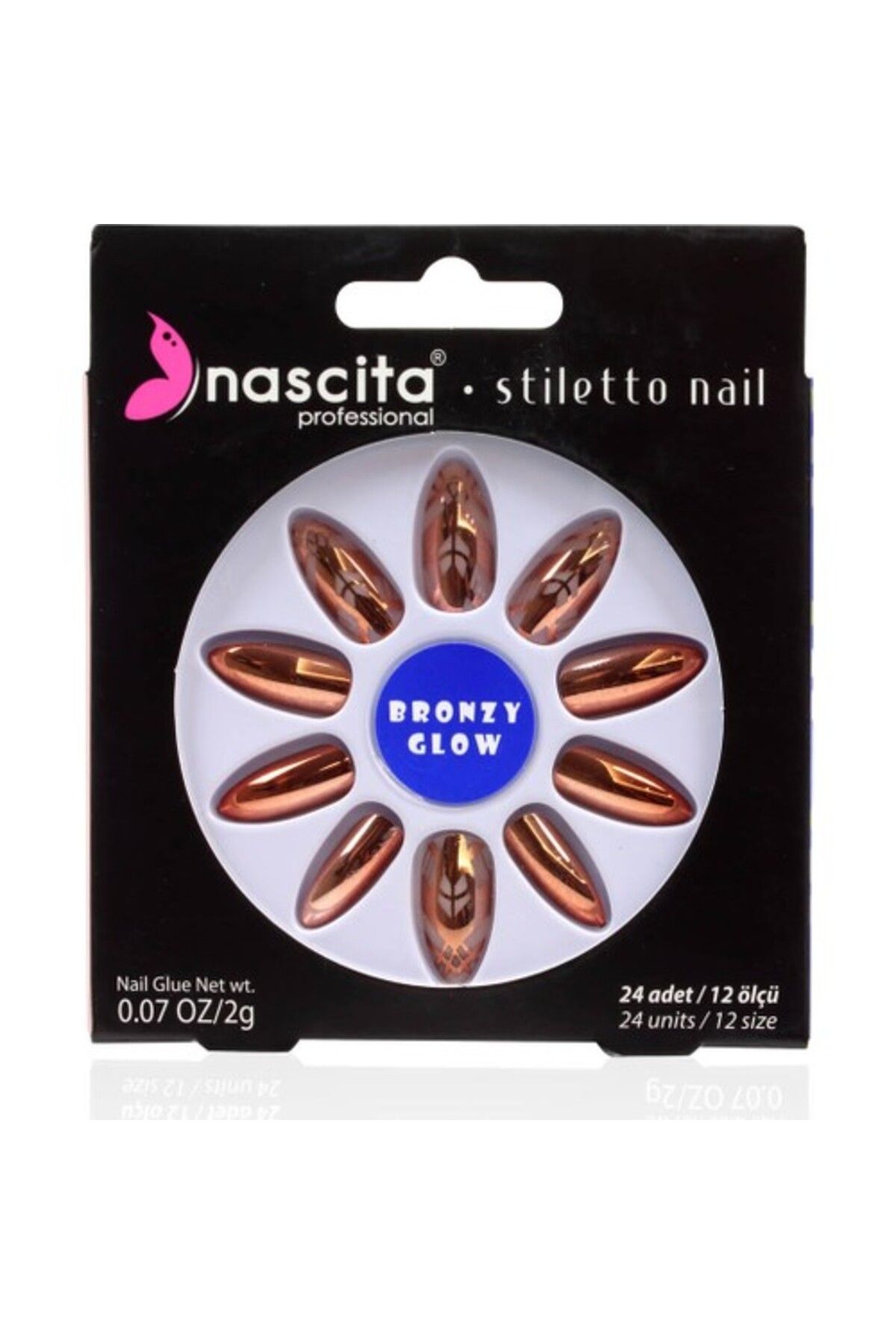 nascita Stiletto Takma Tırnak Metallic No: 29