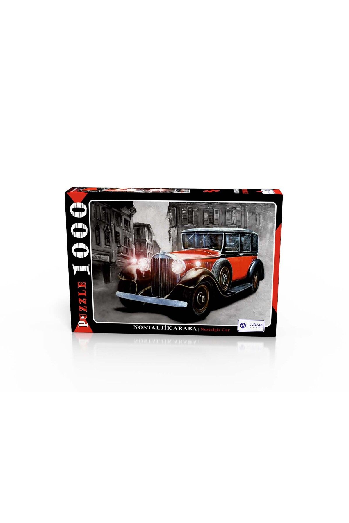 EDKZEKA Nostaljik Araba 1000 Parça Puzzle
