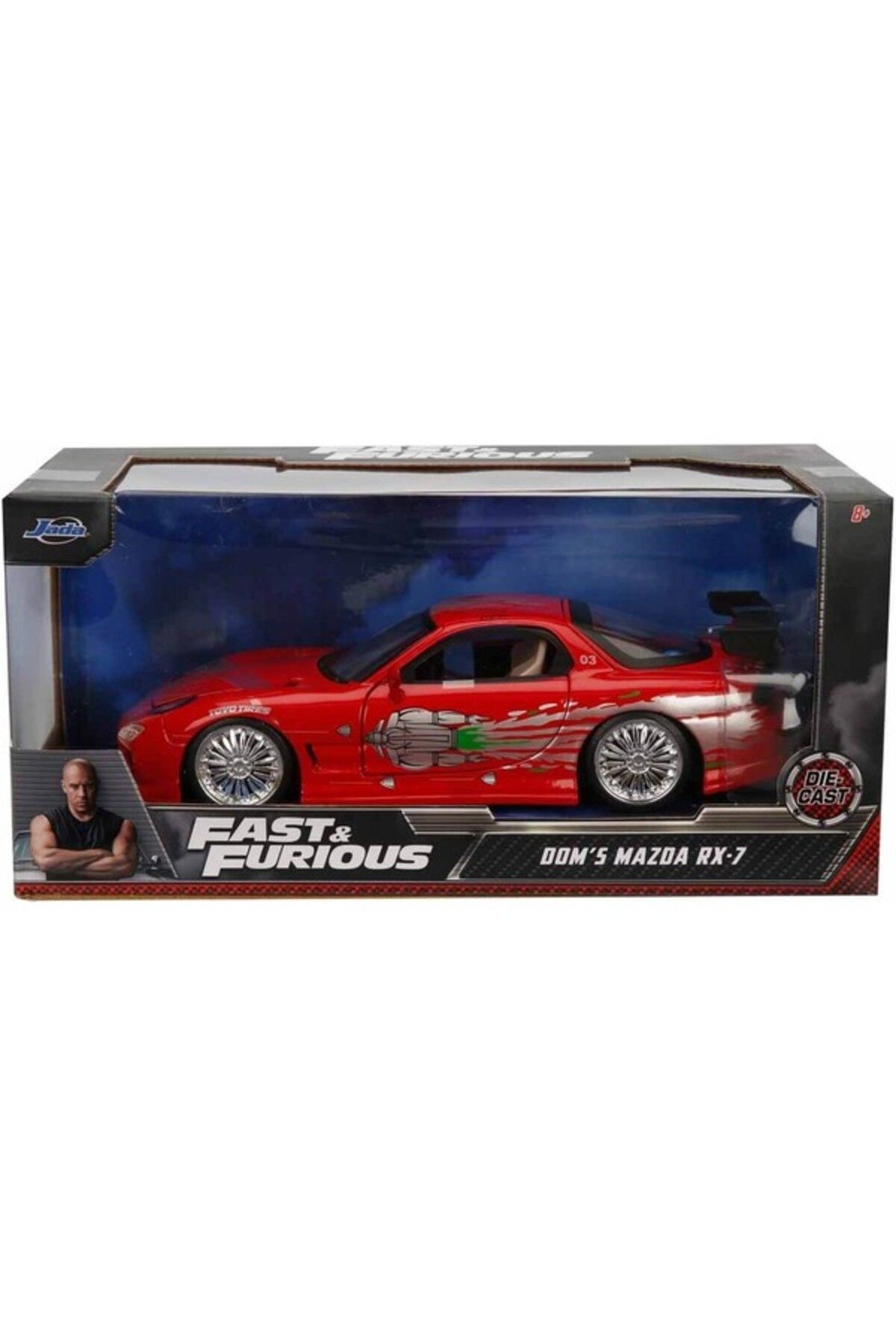 SCOWETTO 1:24 1993 Mazda Rx-7 Model Araba - Hızlı ve Öfkeli