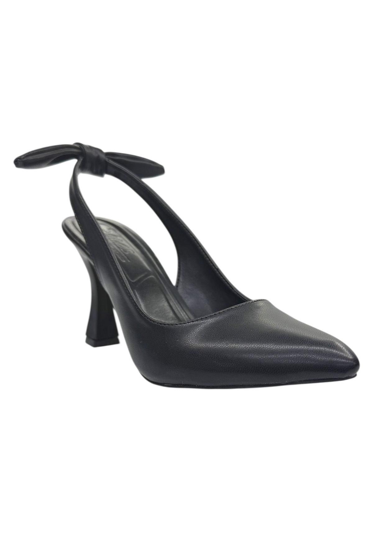 Shoes Fiyonk Detaylı Topuklu Ayakkabı