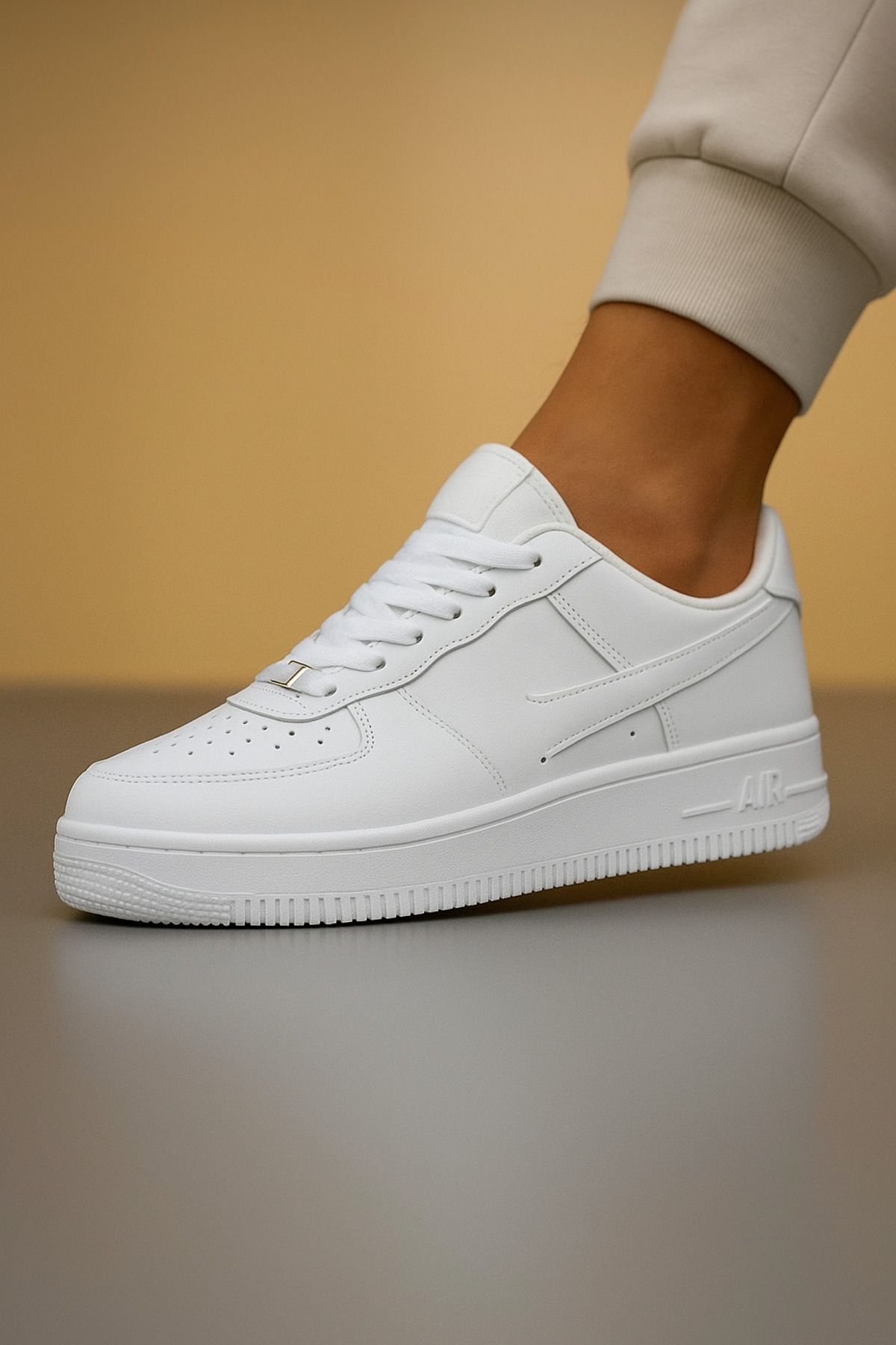 asyada fashion beyaz beyaz spor ayakkabı unisex spor ayakkabı kadın spor erkek spor