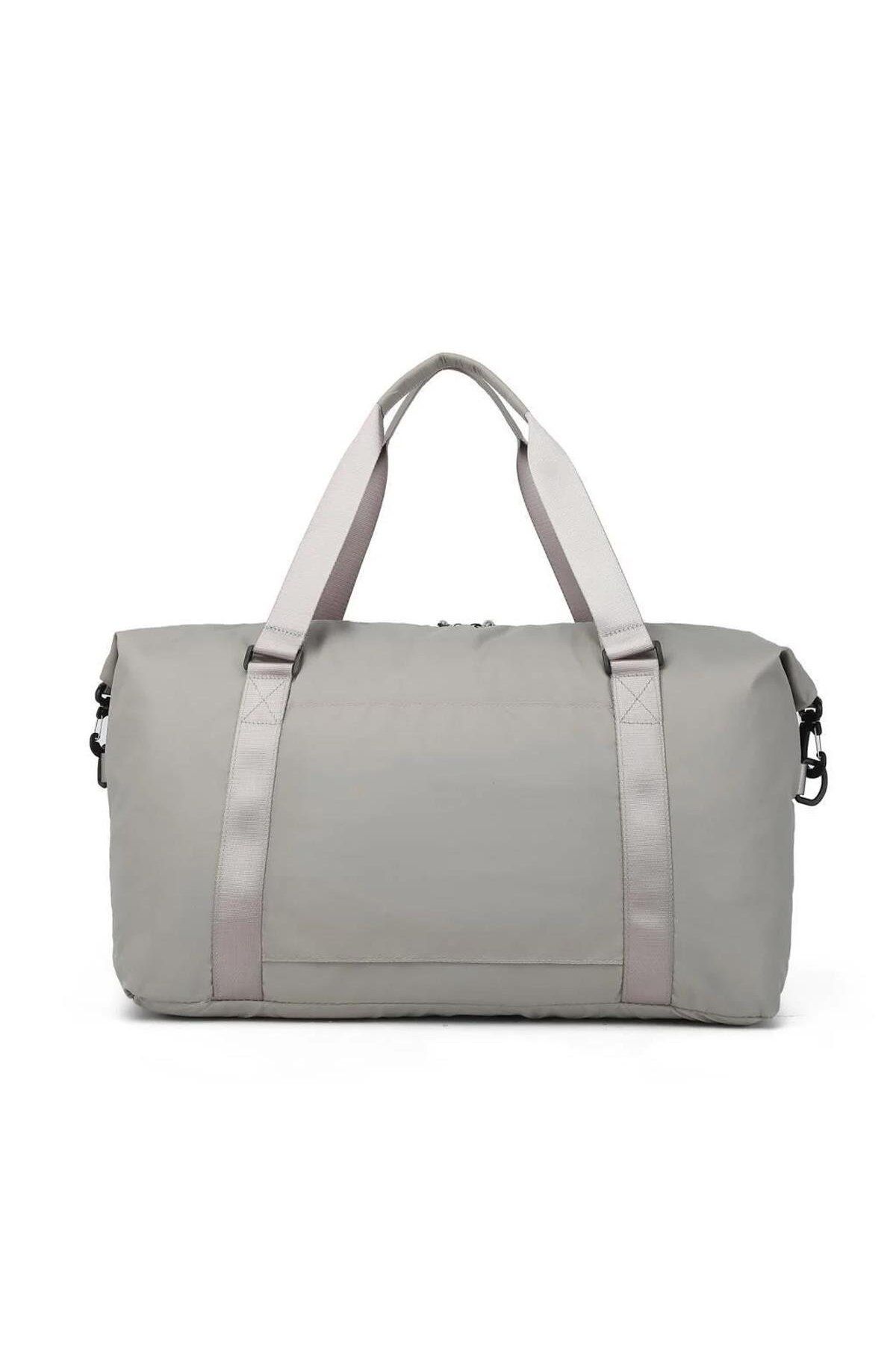 SMART BAGS Büyük Boy Ekstra Hafif Unisex Seyahat Çantası K21-3213 - Açık Gri