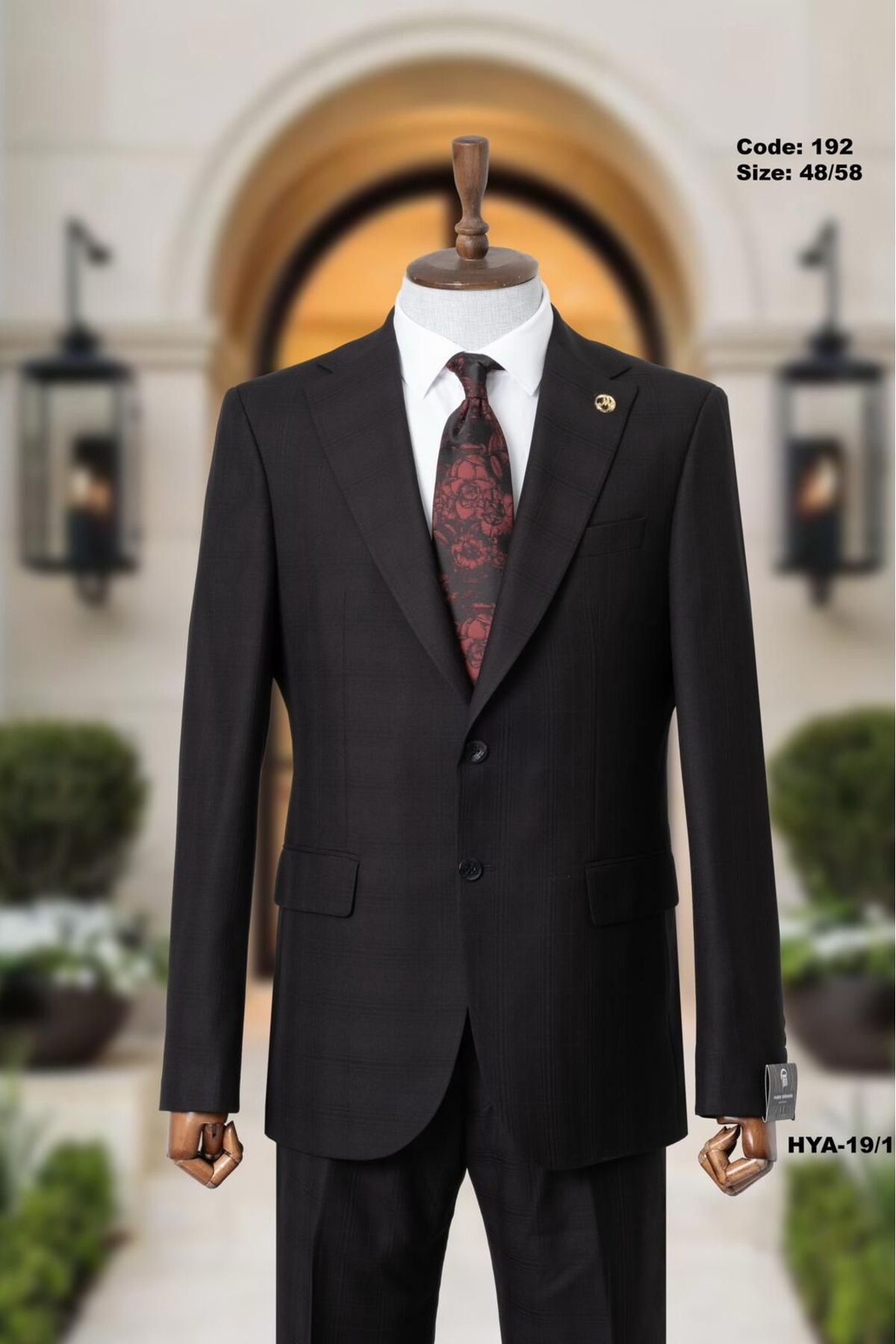 Foklorist KOPYA - DYM Damatlık Full Set Takım Elbise Slim Fit SİYAH Smokin
